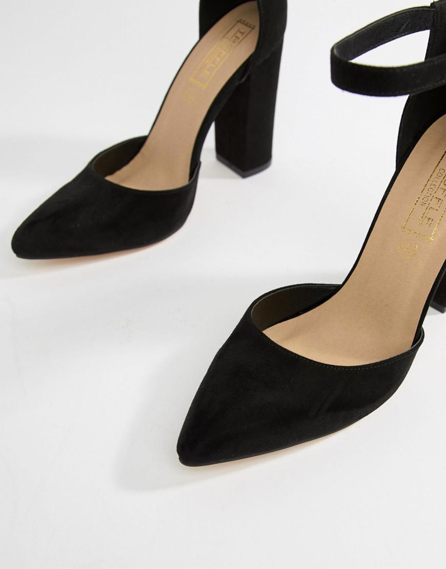 Truffle Collection Pointed Block Heels 