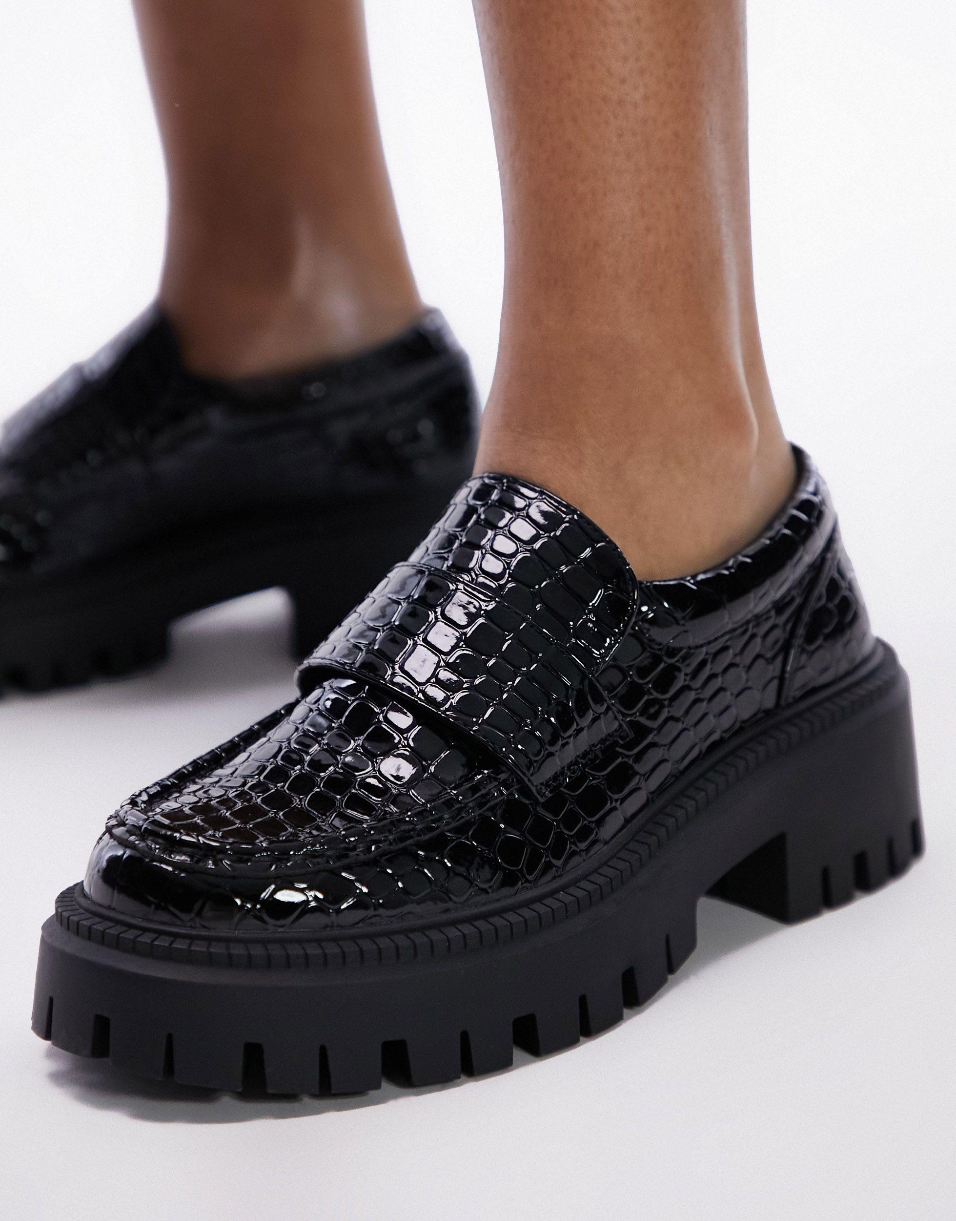 TOPSHOP Fit Lottie Chunky Loafer in Lyst