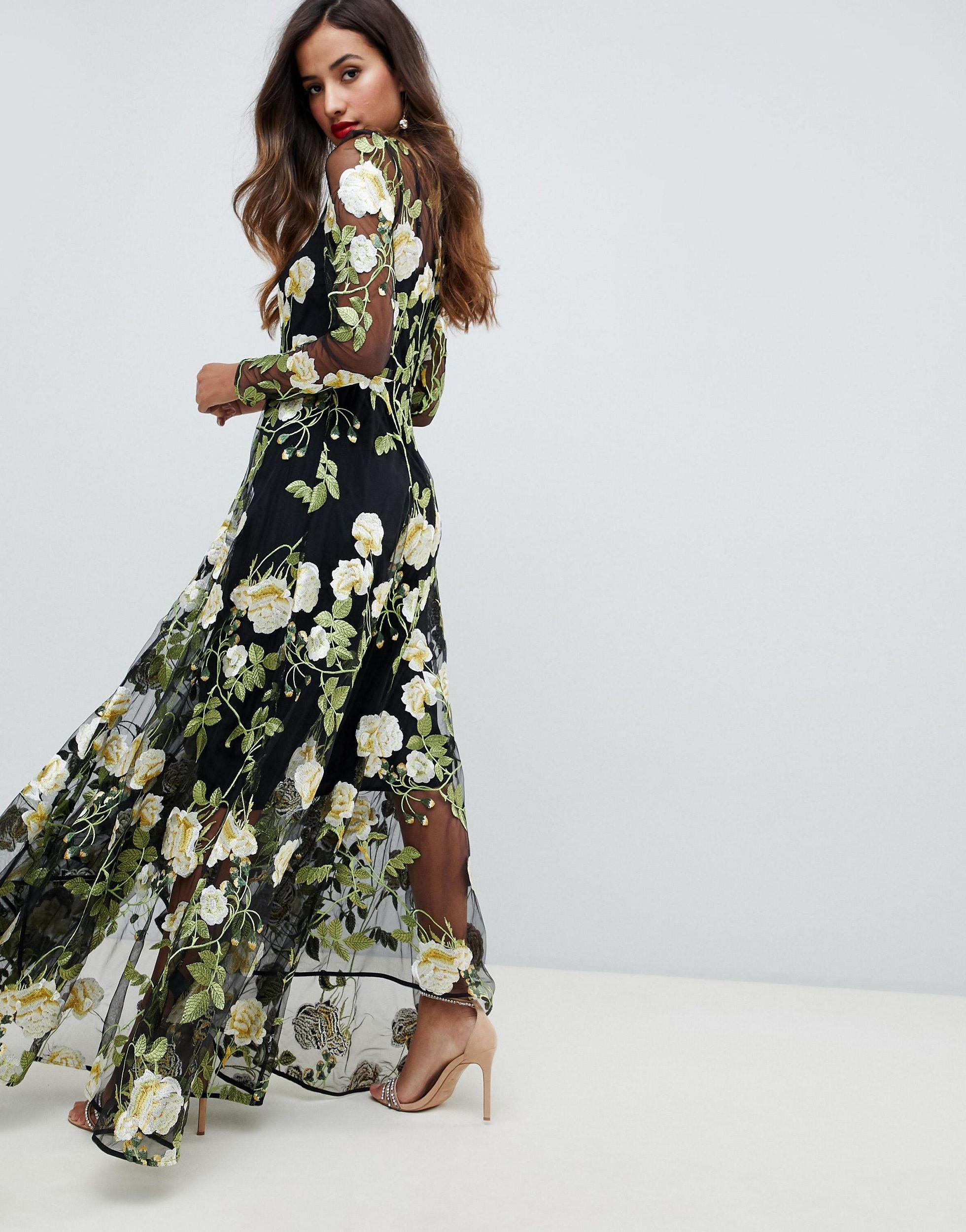 Asos bloemenjurk sale