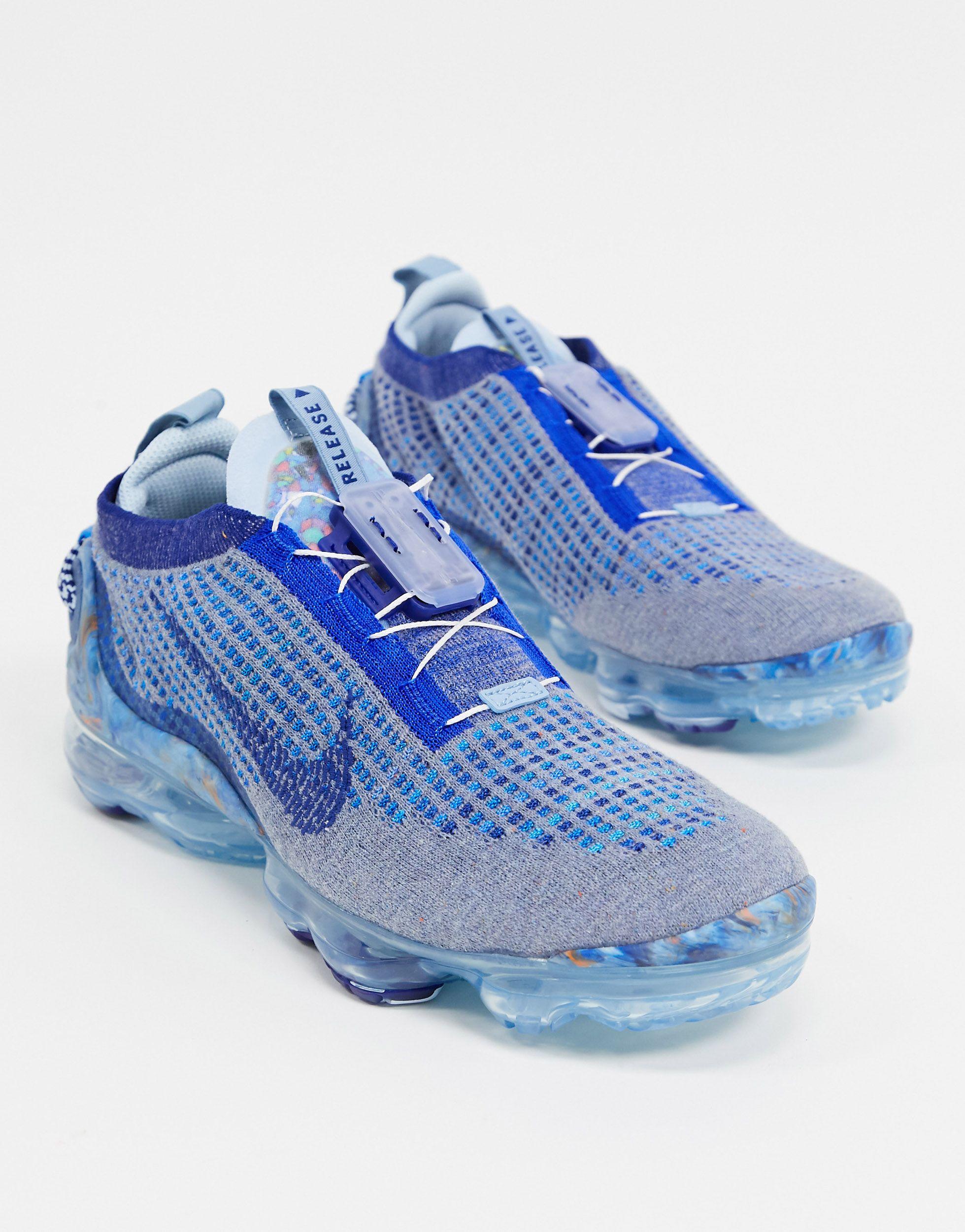 vapormax flyknit bleu