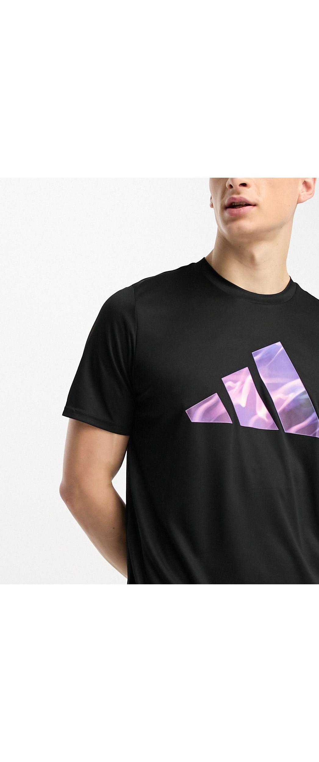 adidas Originals Adidas Training Design 4 Training Electric Print 3 Bar Logo T-shirt for Men | Lyst