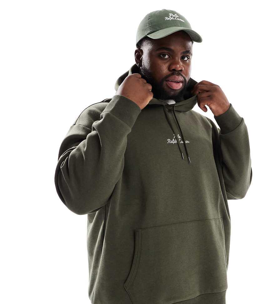 Polo script hoodie hot sale