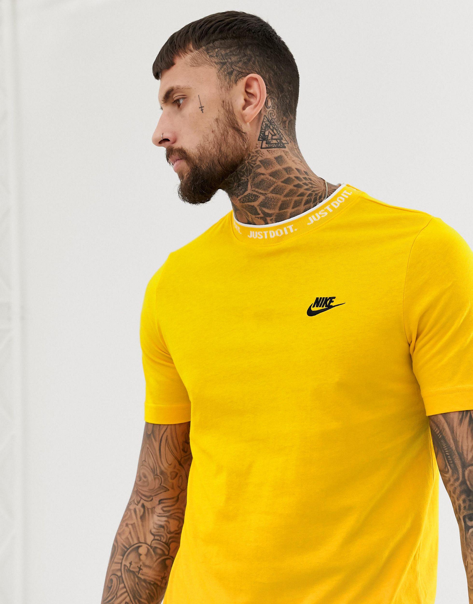 Camiseta amarilla con logo just it Nike de hombre de color | Lyst