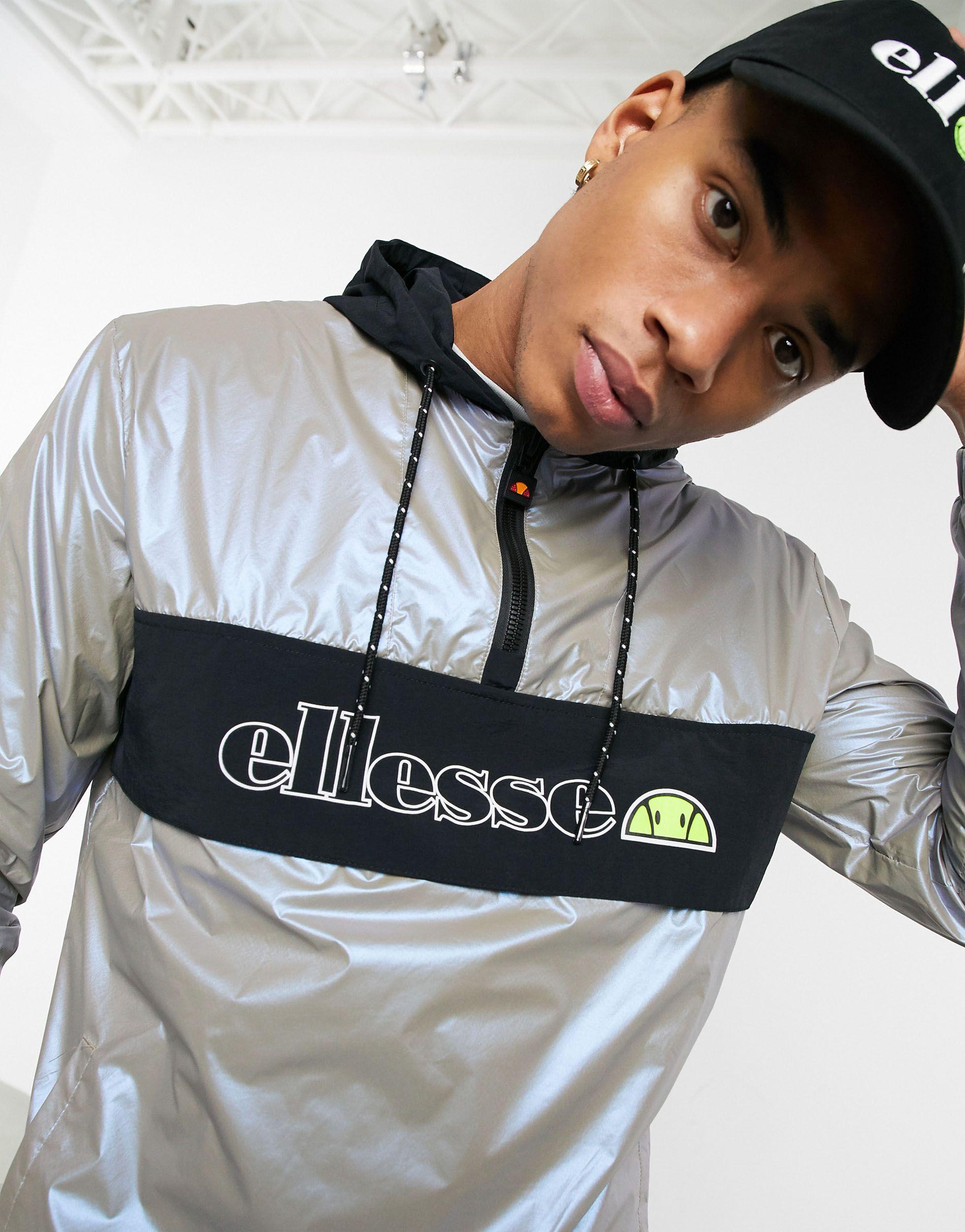 Ellesse X Smiley Adige Reflective Windbreaker in Grey for Men | Lyst  Australia