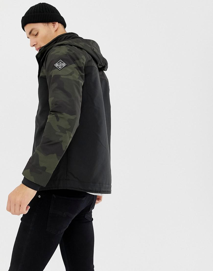 Hollister camo coat 2025