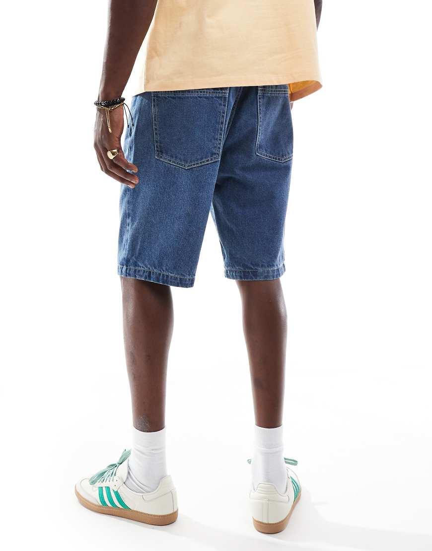 Brave Soul Longline Denim Shorts in Blue for Men Lyst UK