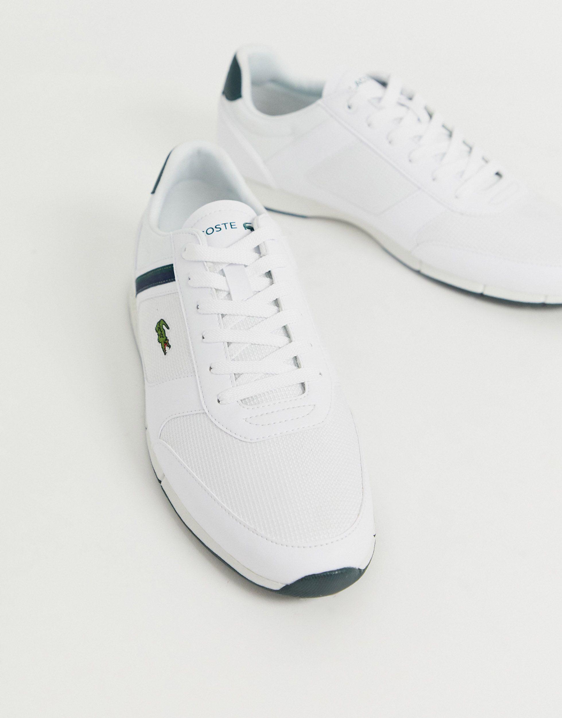 Lacoste Menerva Sport Trainers in White for Men | Lyst