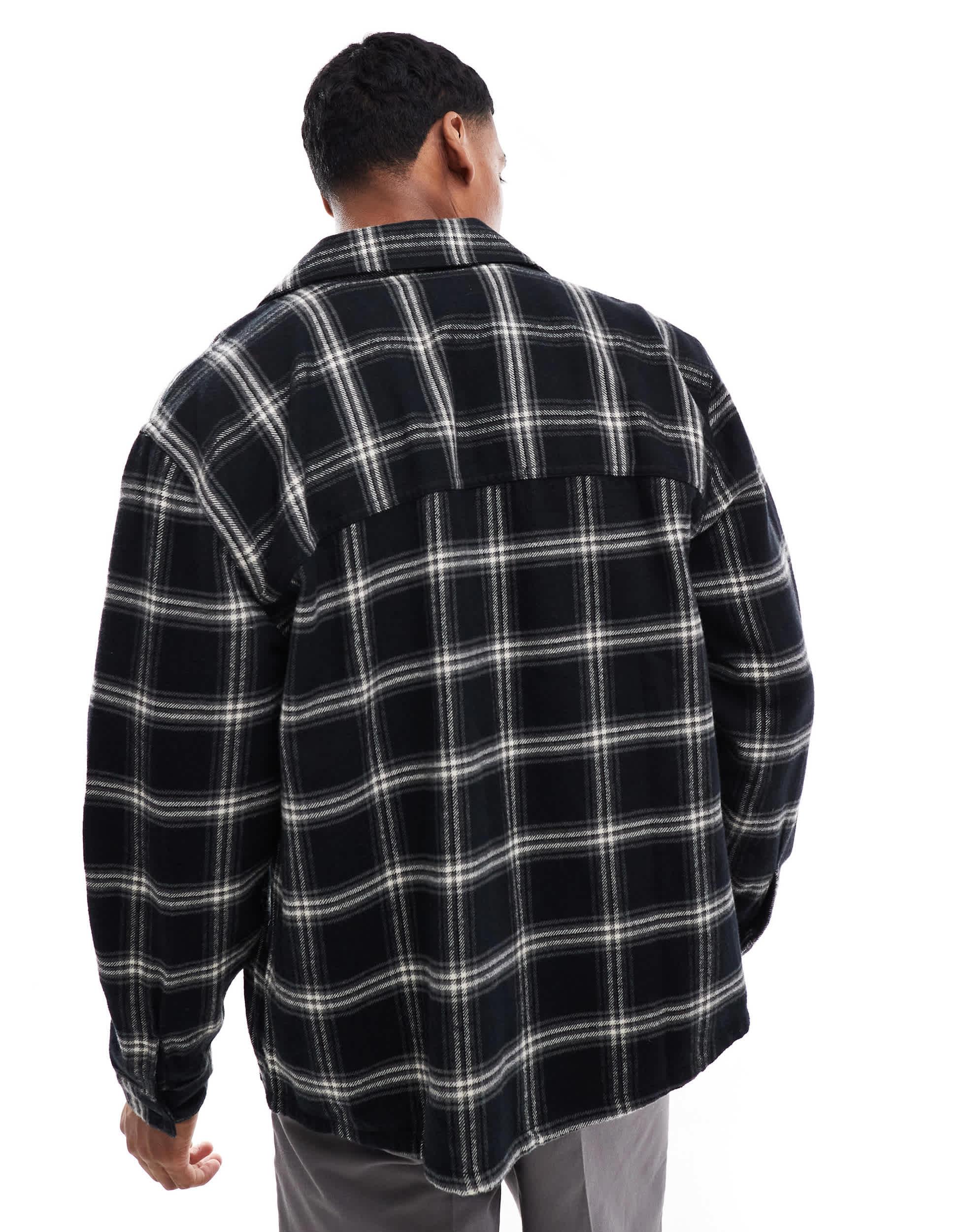 Kariertes Hemd Angeraute Hemdjacke Herren Hollister – Karierte