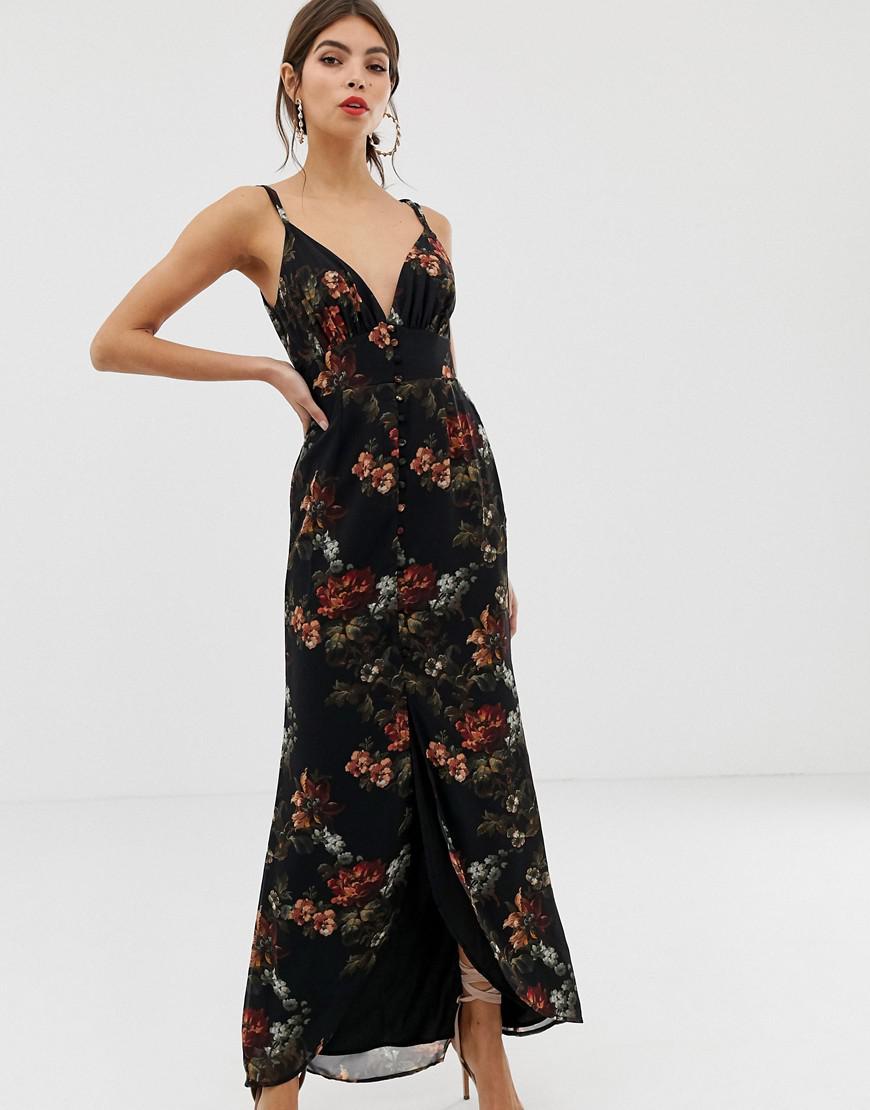 hope and ivy floral maxi dress