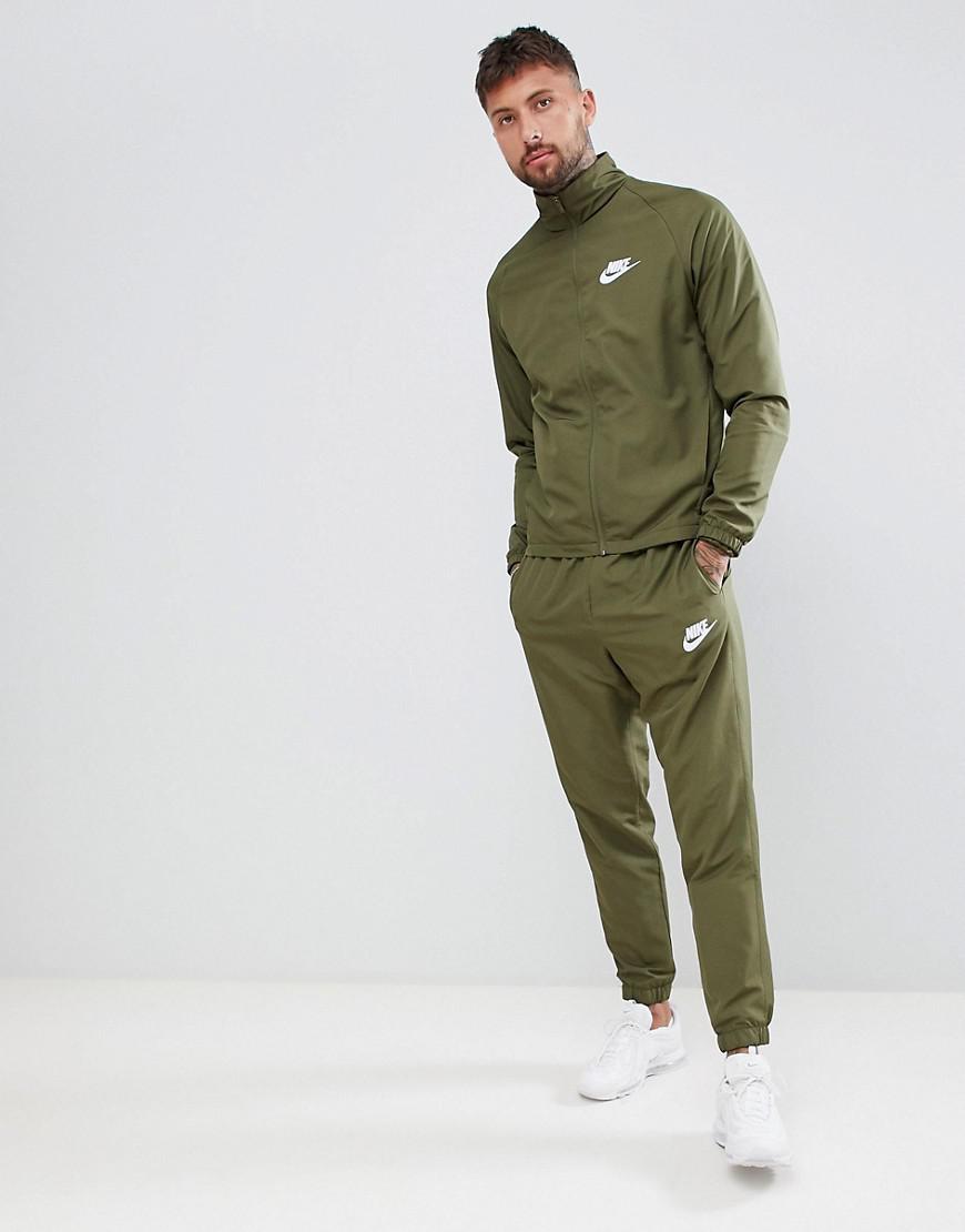 Nike Woven Tracksuit Set In Green 861778-395 for Men - Lyst