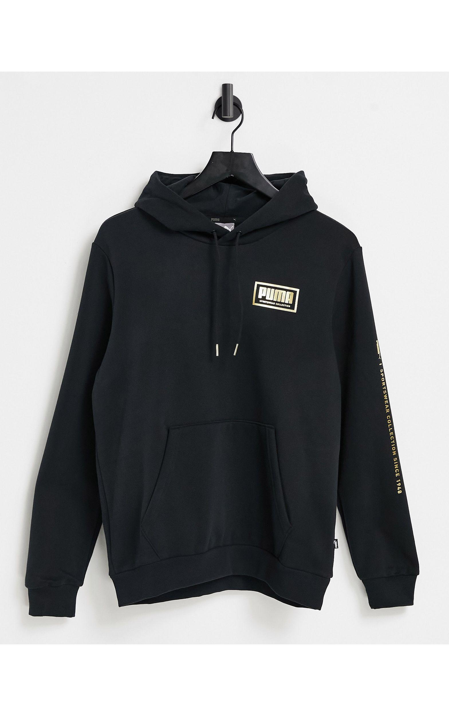 black puma hoodie