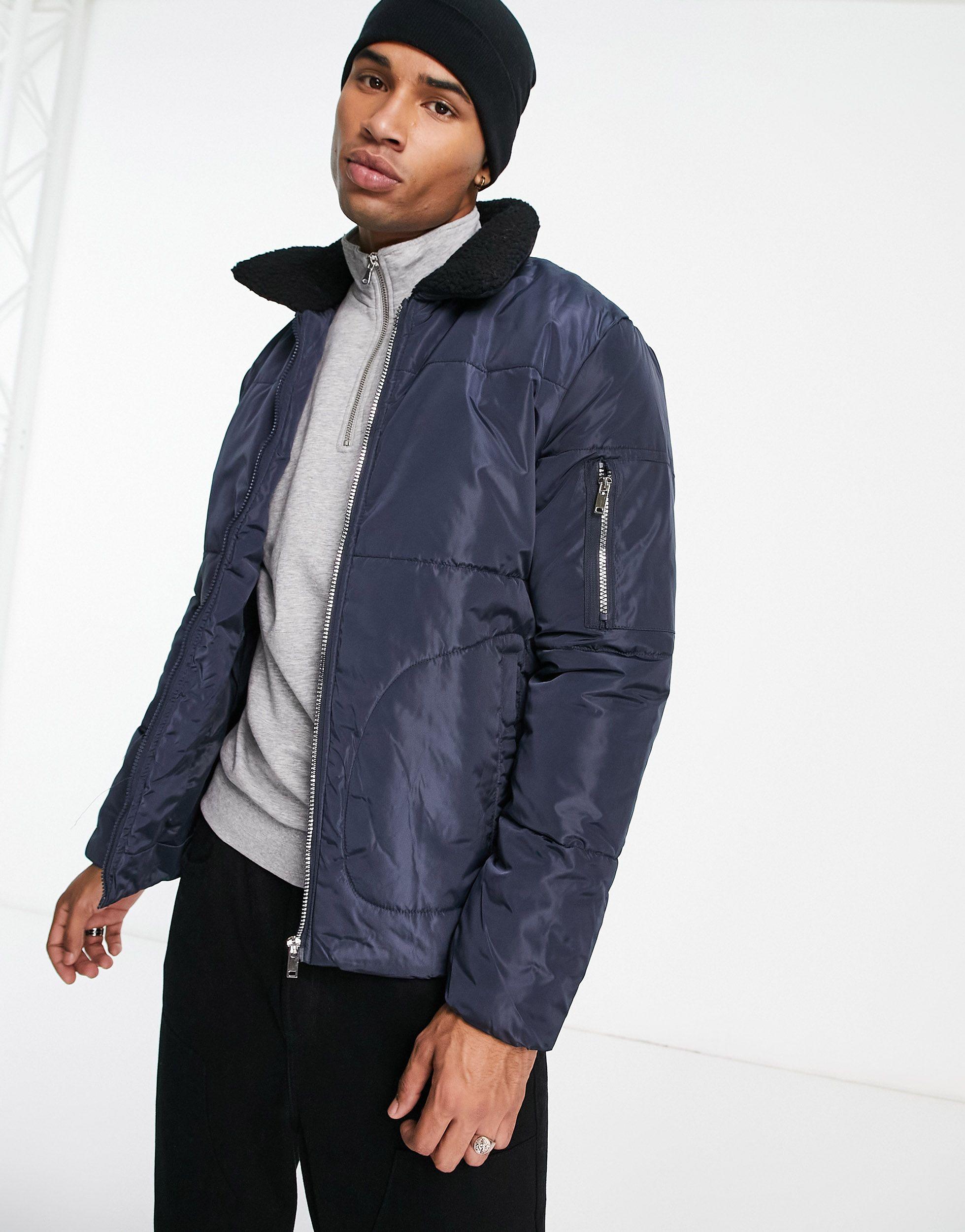 american stitch puffer jacket