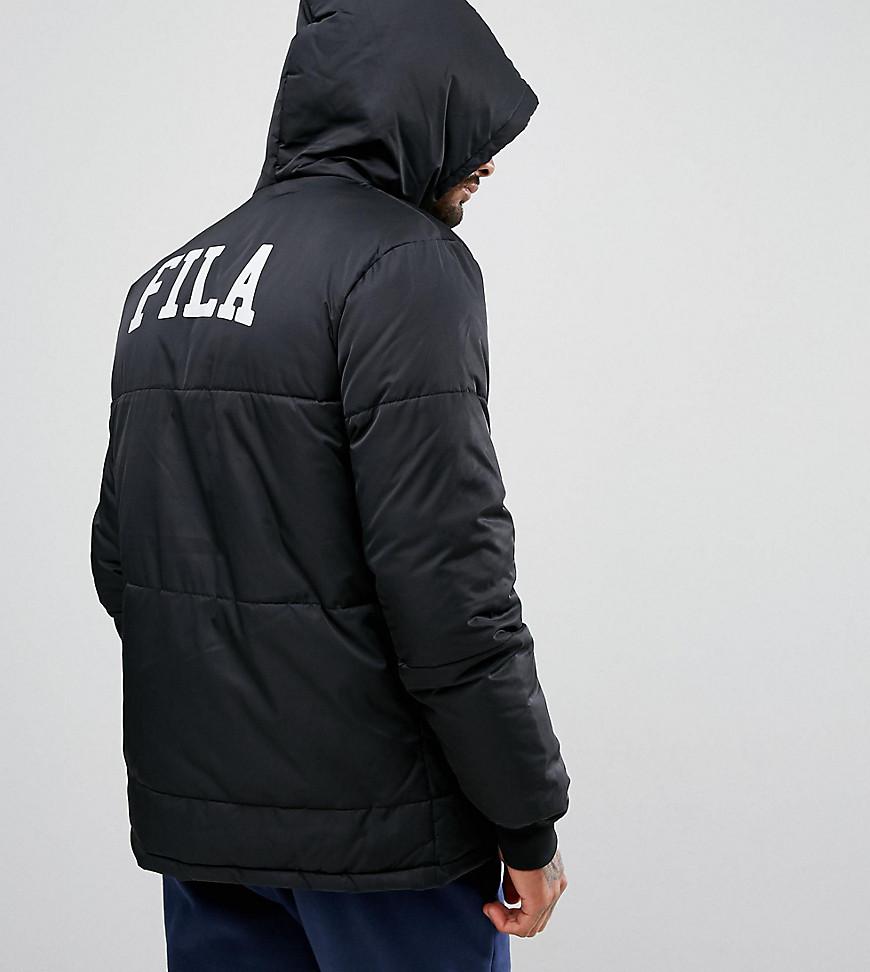 fila black puffer jacket