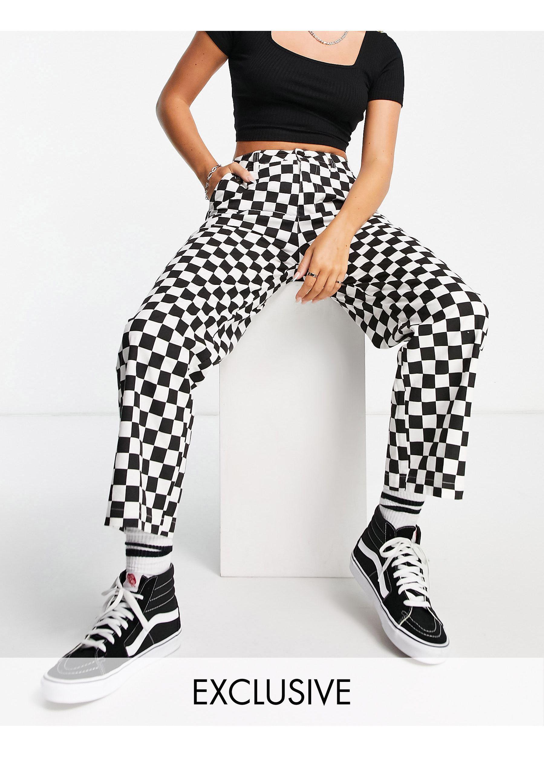 Santa Cruz Relaxed Pants in Black/White 