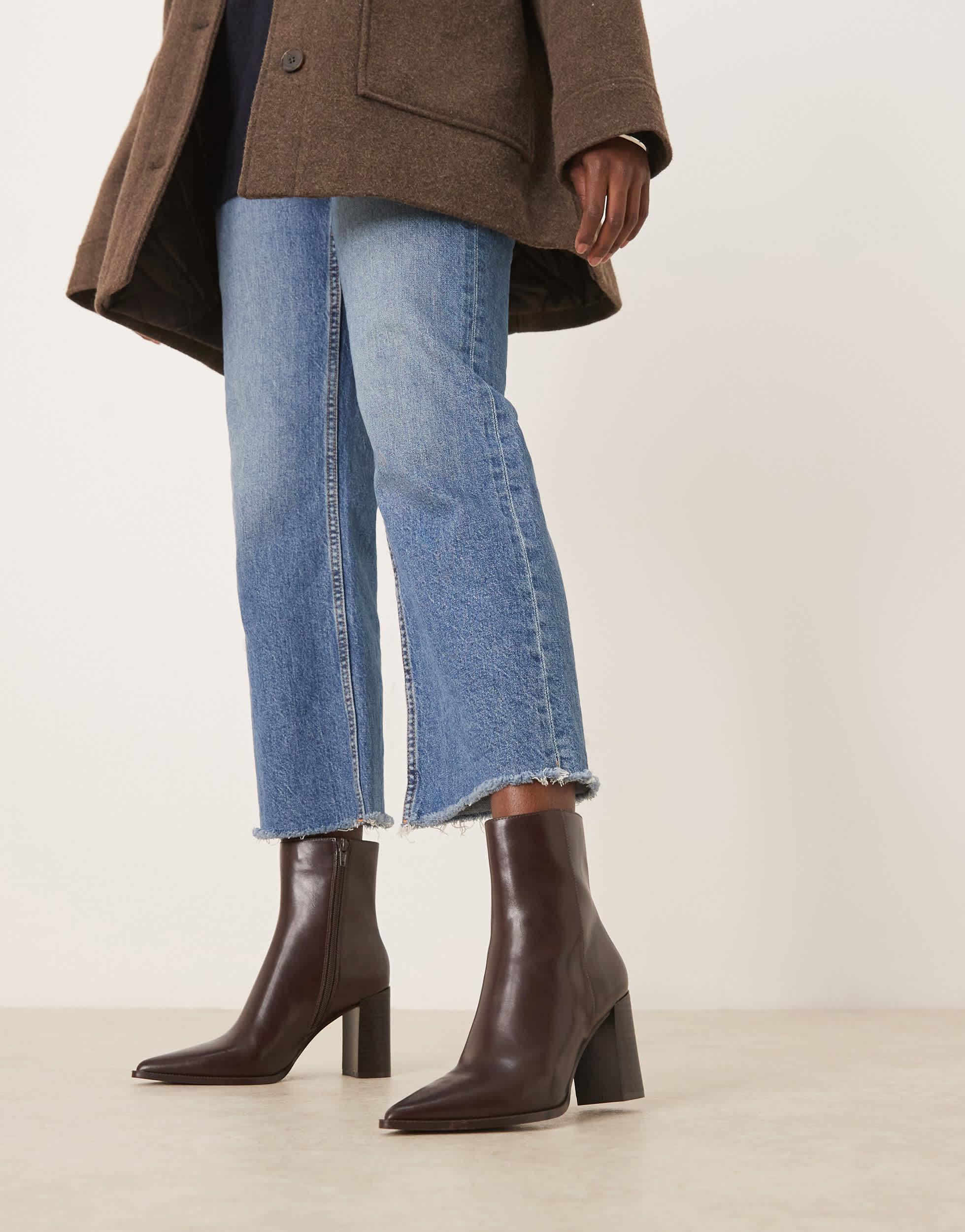 Mango Bottines Cuir Pointues Bottes Mango Femme à Partir De 50 € Lyst