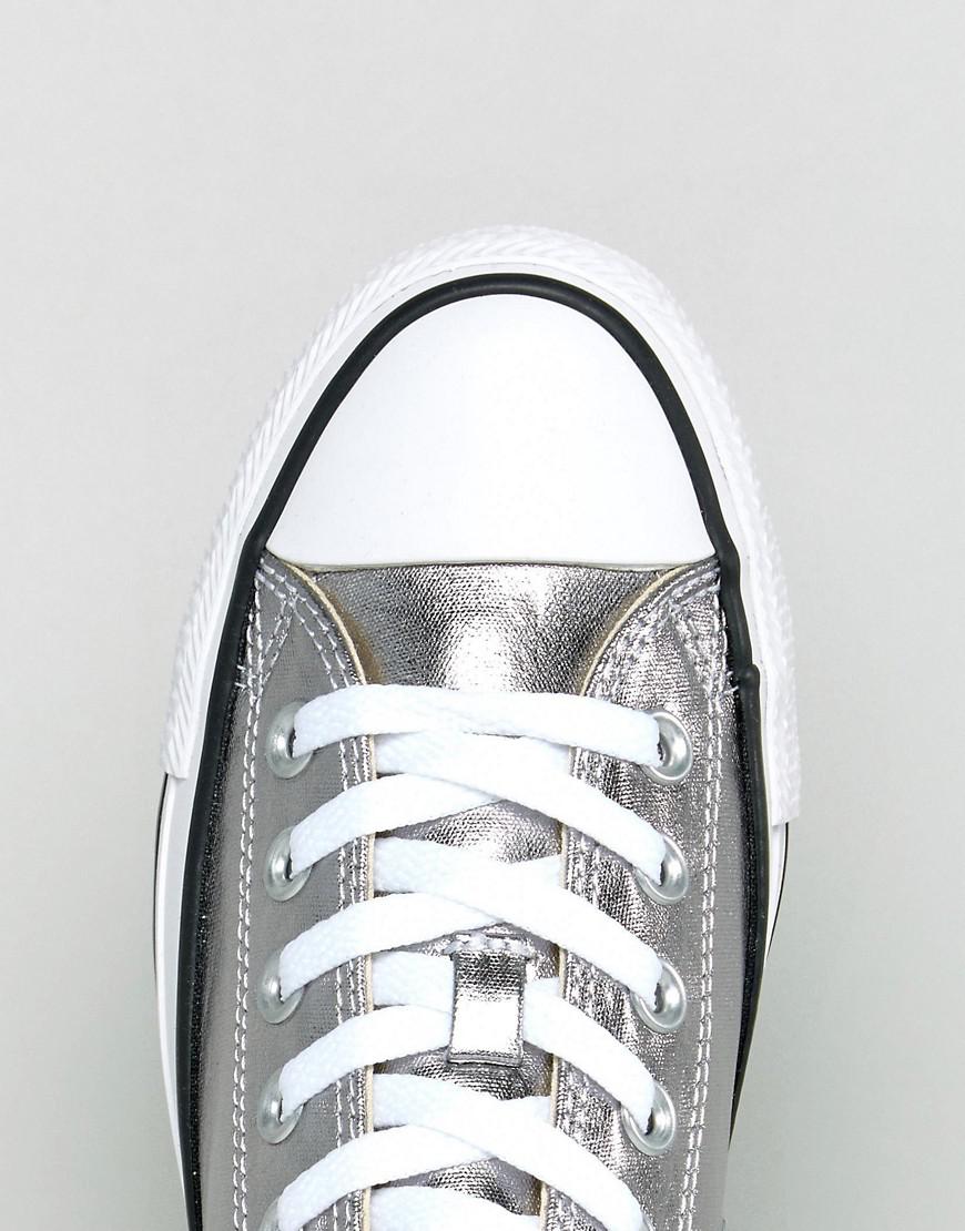 converse high top silver