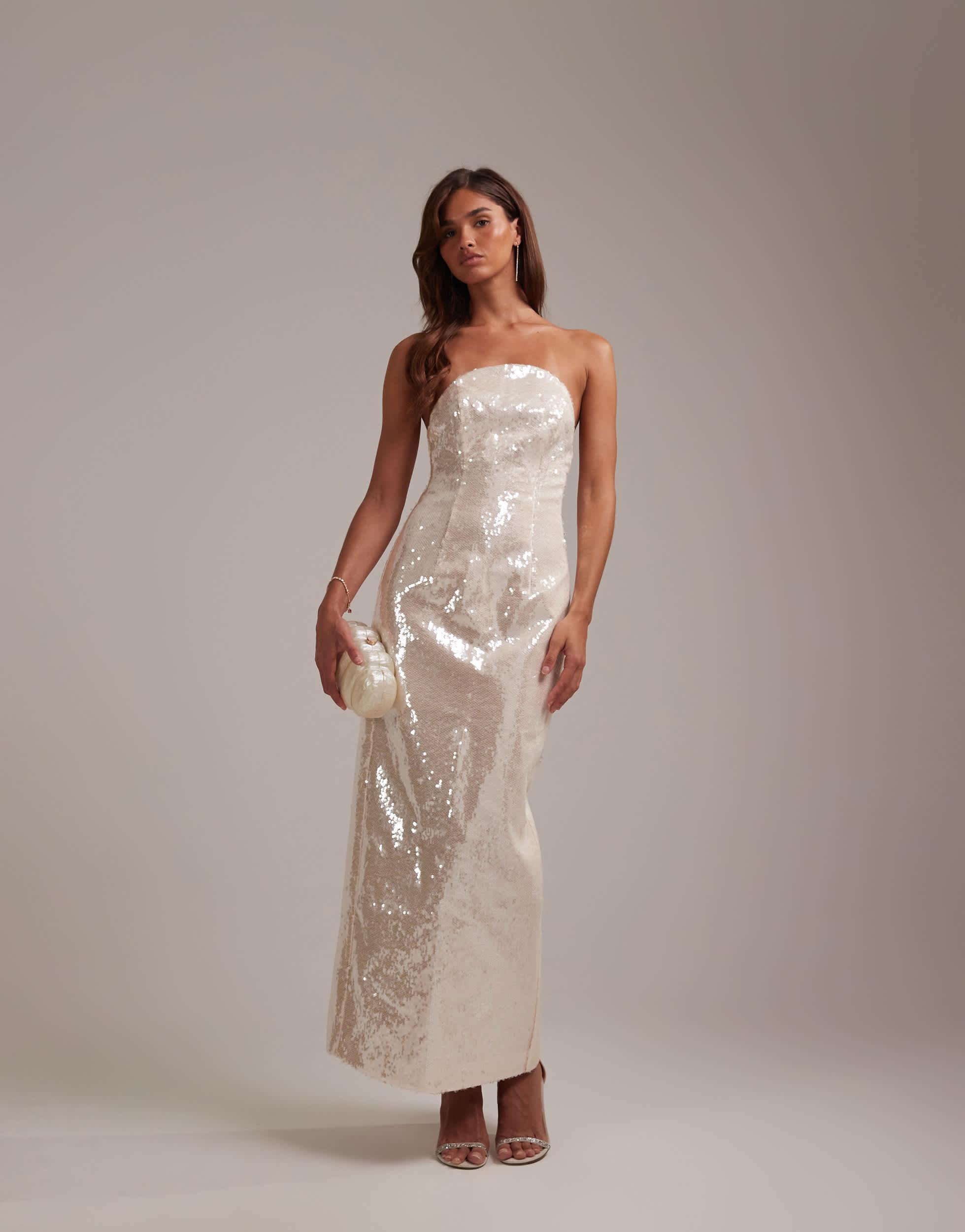 sequin bridesmaid dresses asos Marant Etoile Jelina long Dress IT38 main image 0