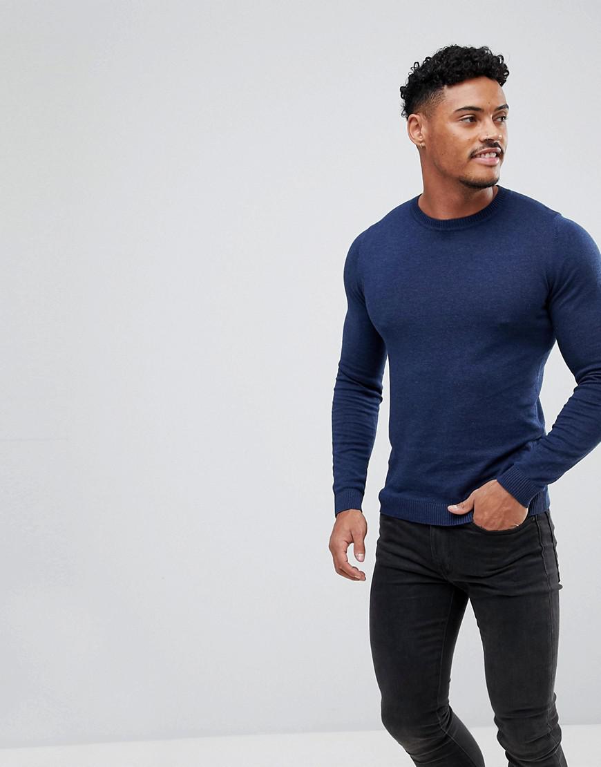 muscle fit sweater
