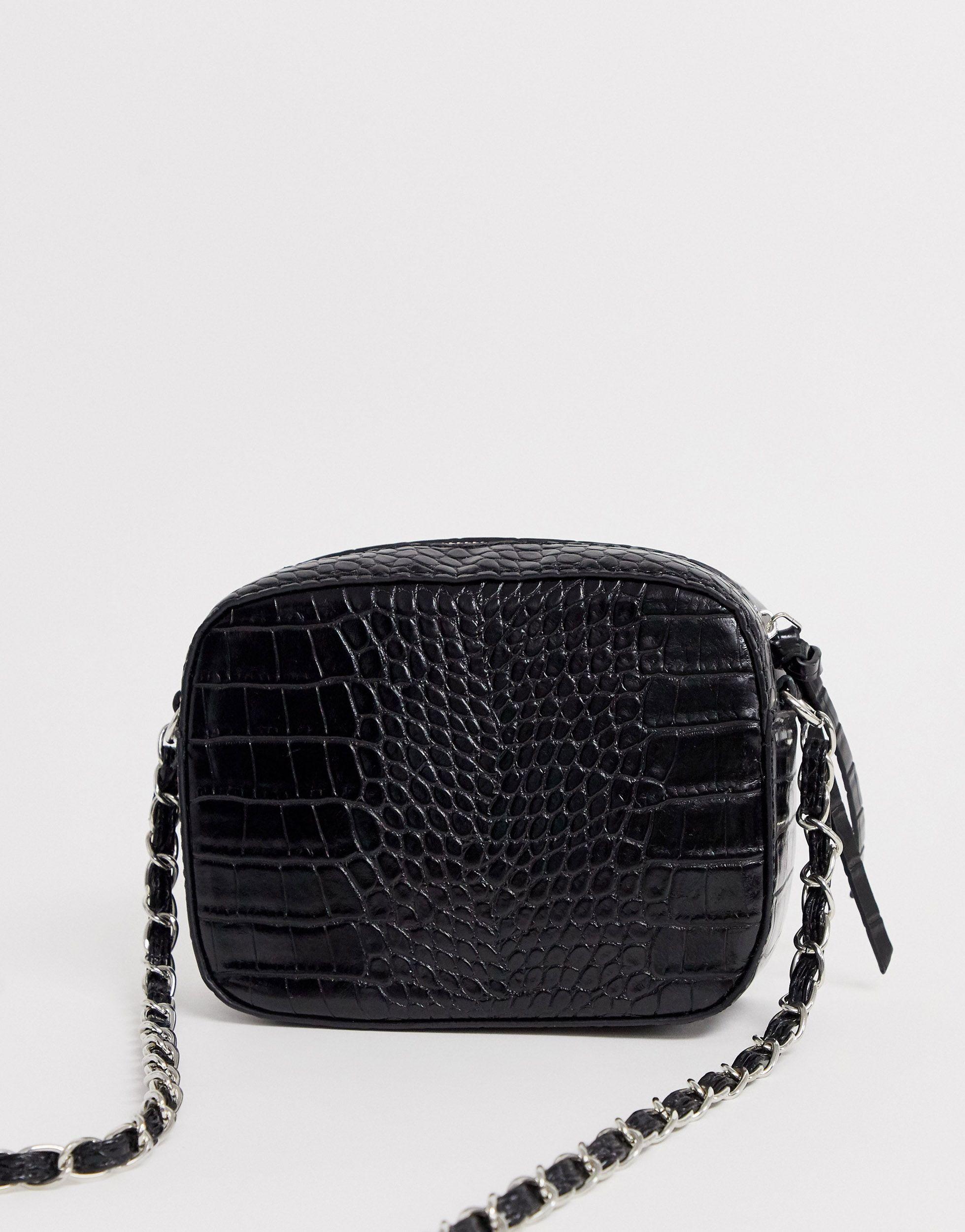Bandolera Stradivarius de color Negro Lyst