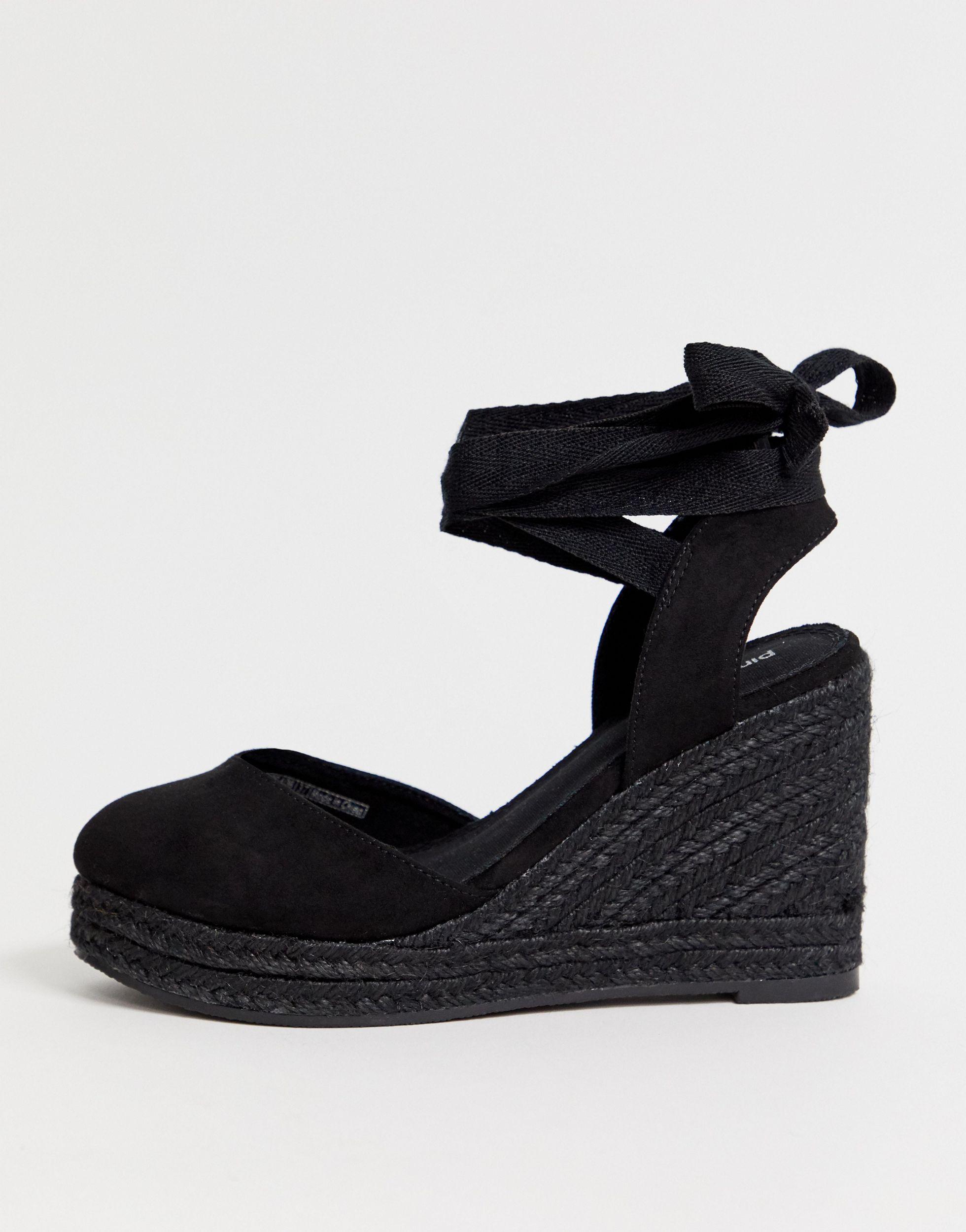 Cuñas tipo alpargatas en negro Pimkie de color Negro | Lyst