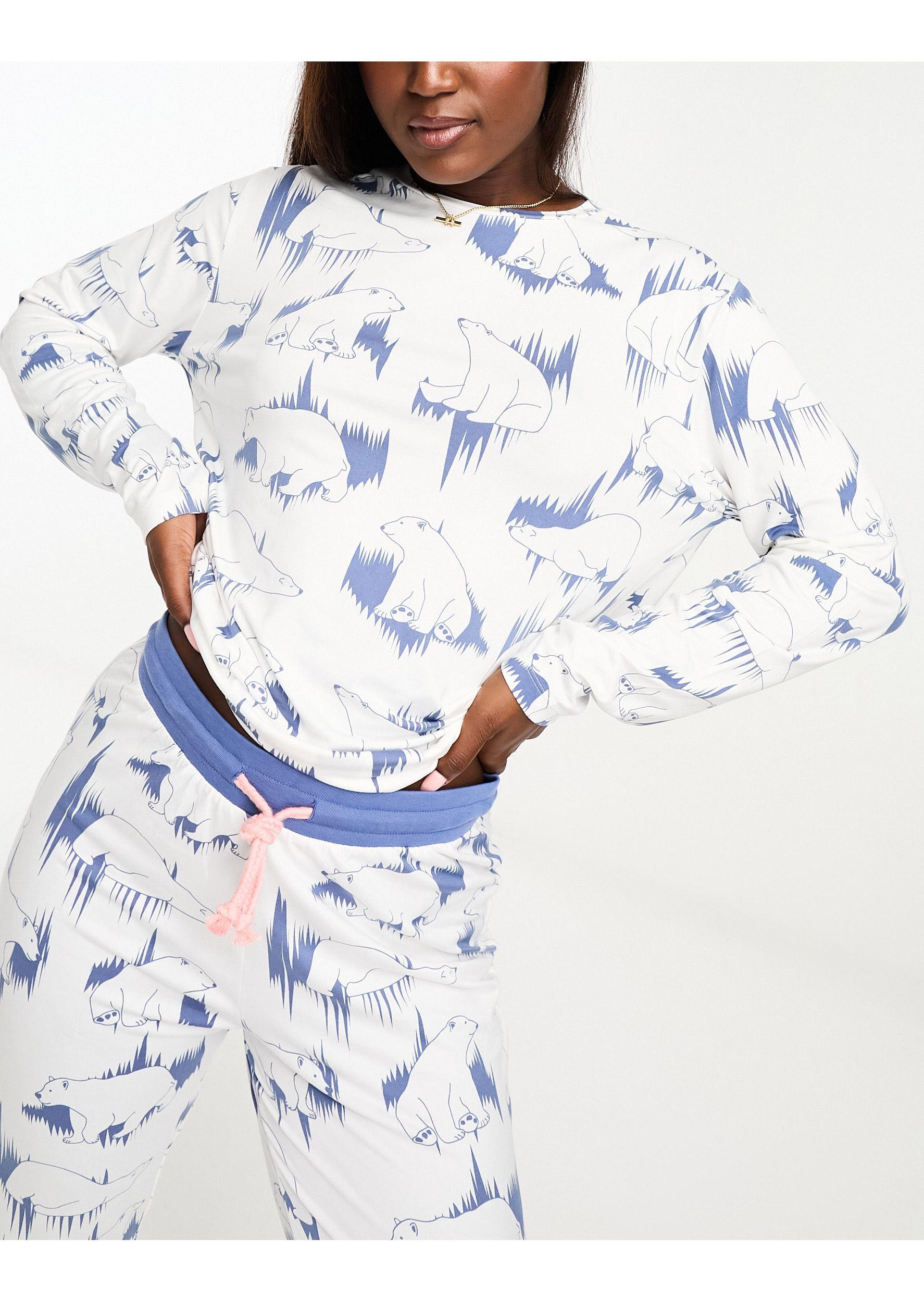 Polar bear pyjamas womens hotsell