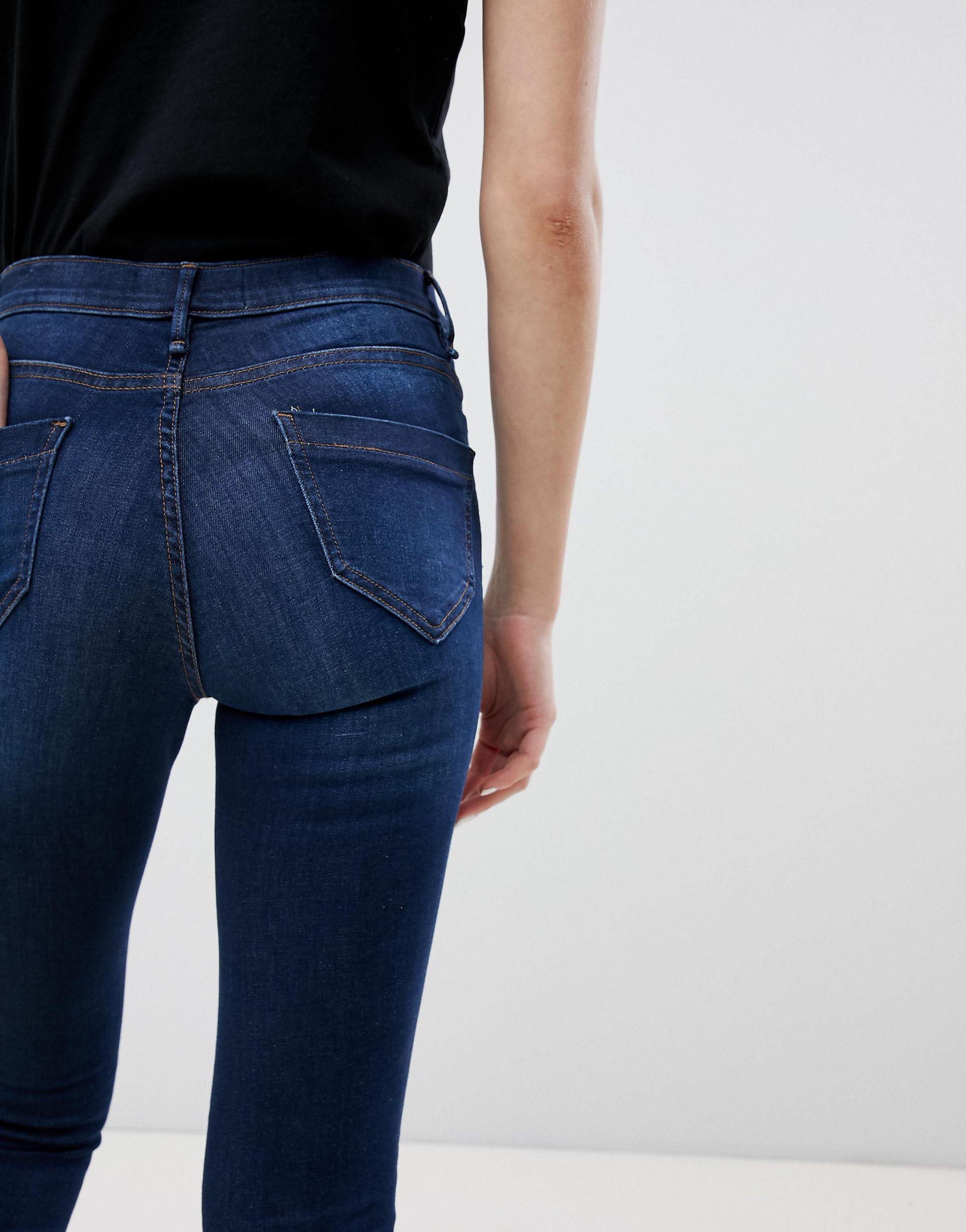 Blend She Denim Bea Moon Skinny Jeans in Navy (Blue) | Lyst