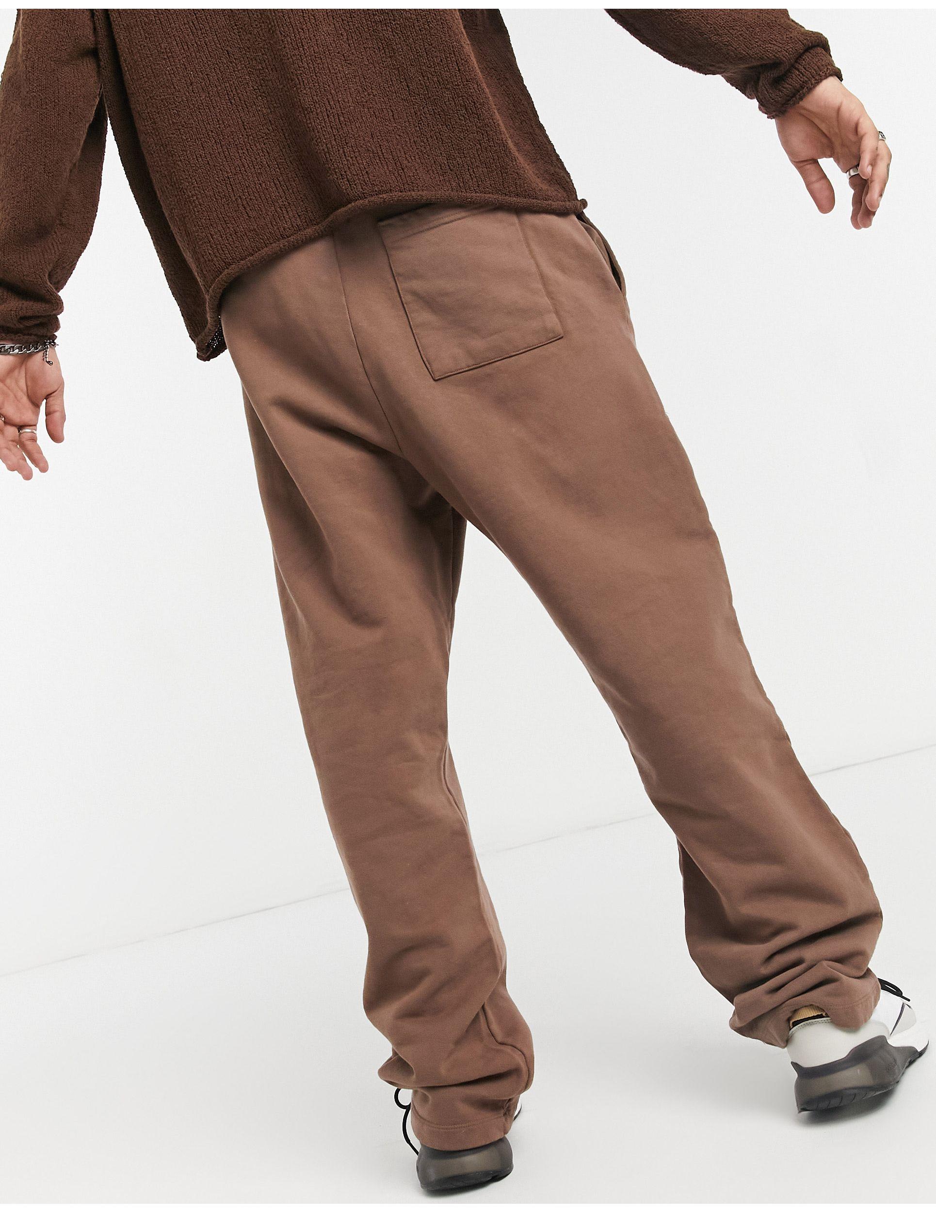 Garment-dyed wide-legged Trackies 