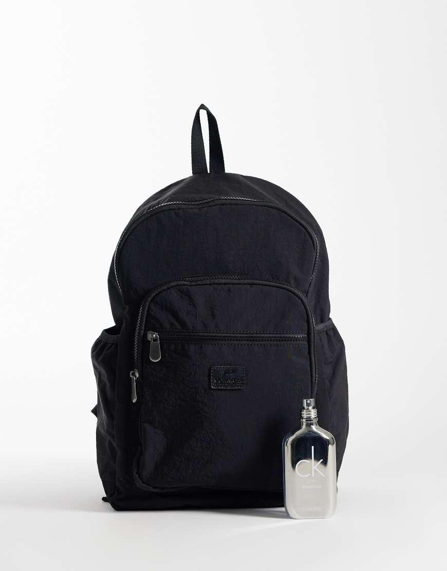 rains backpack micro Inch Laptop Ambor Backpacks this backpack is perfect Colour:Stealth Calfskin Leather