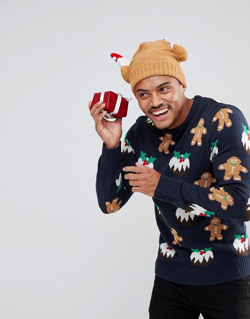 christmas pudding jumper mens