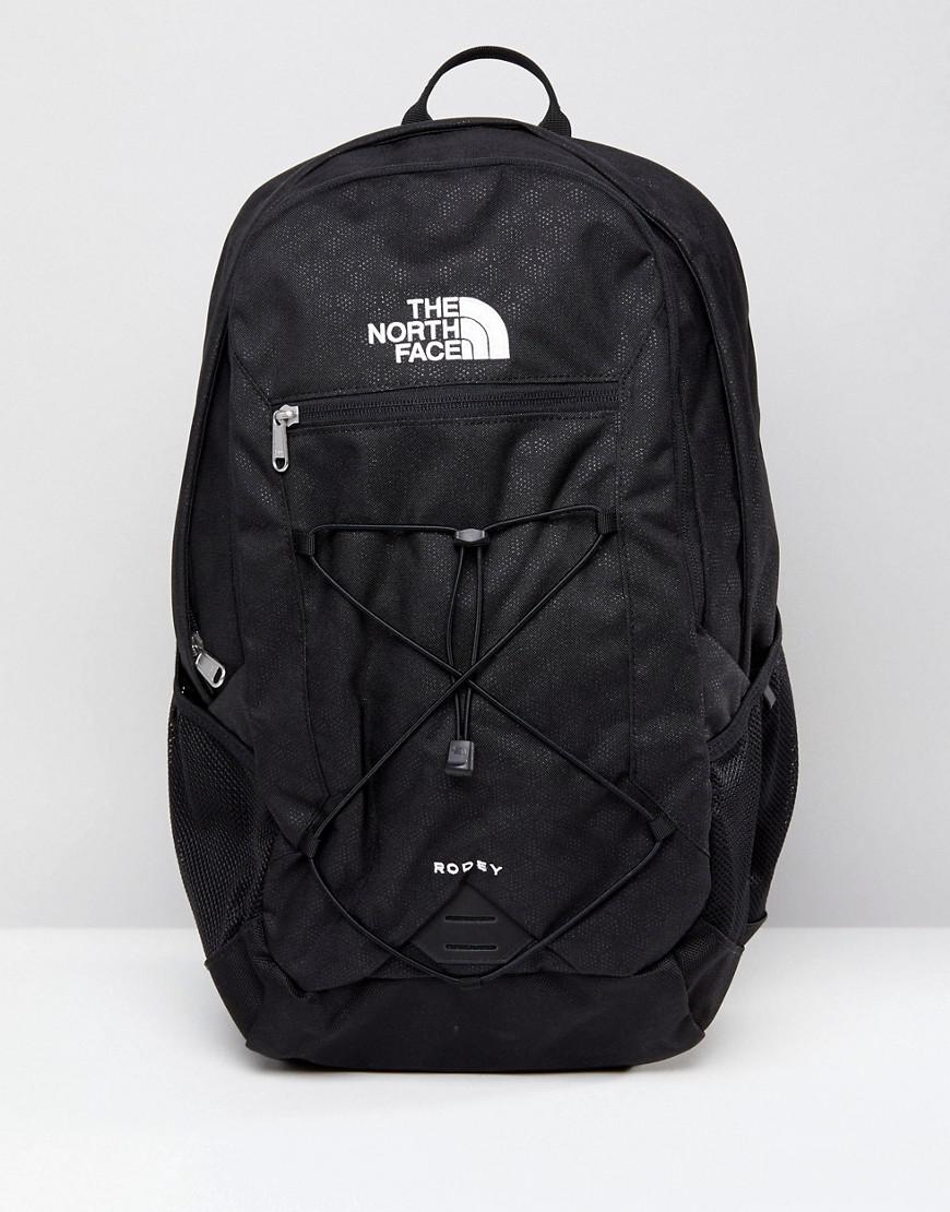 the north face rodey backpack in black
