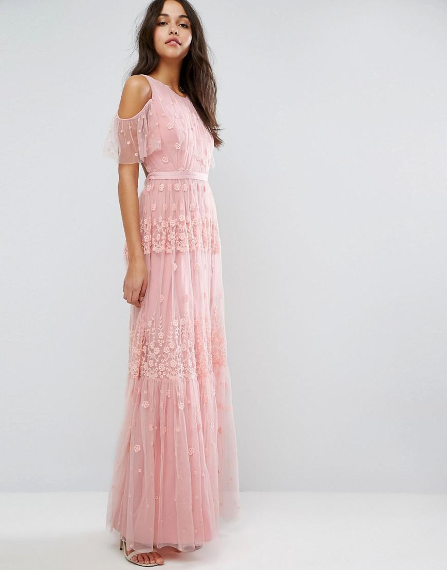 needle and thread ombre insert gown