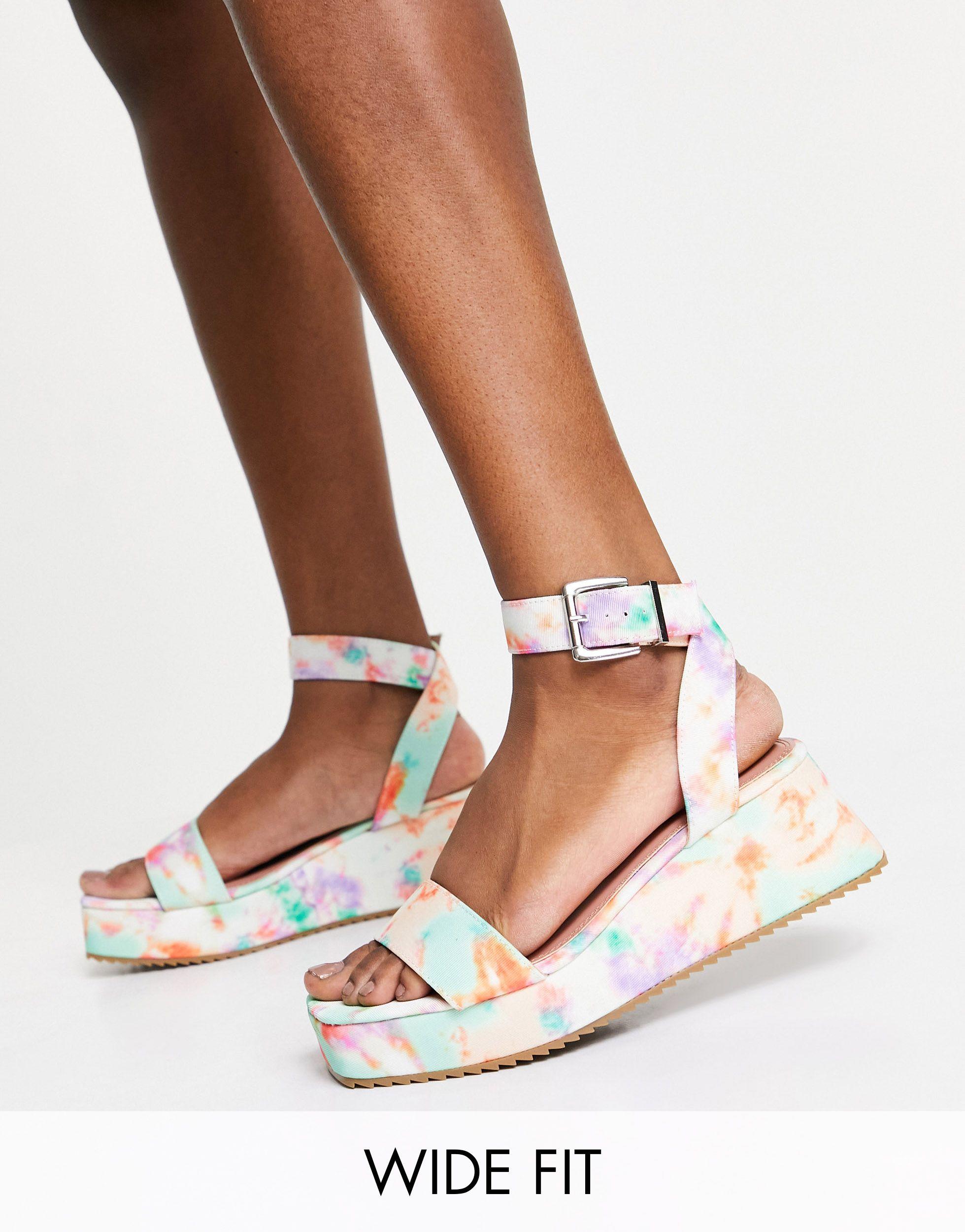 sandalen wijde pasvorm