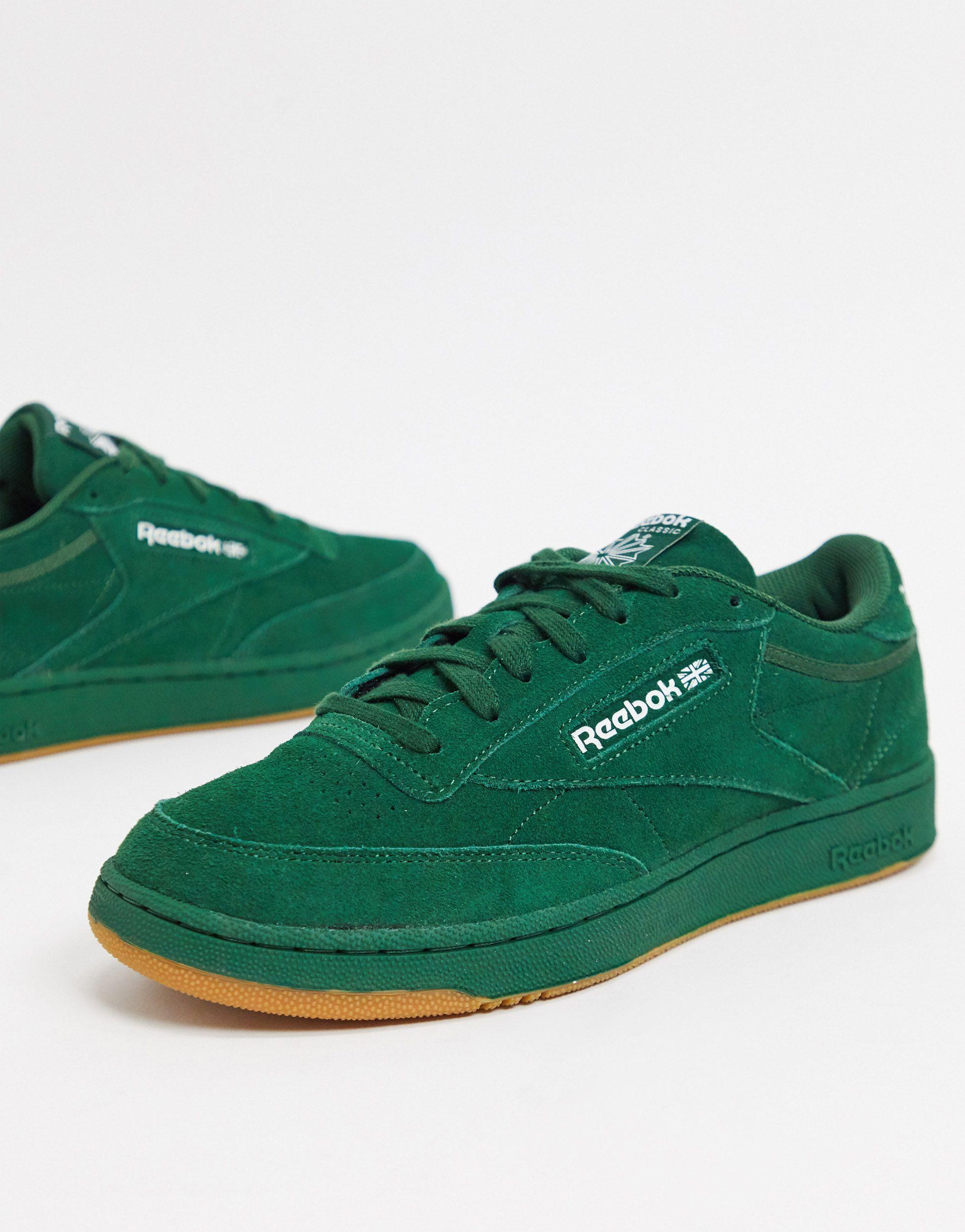 Reebok Rubber Club C 85 Sneakers in het Groen voor heren - Lyst