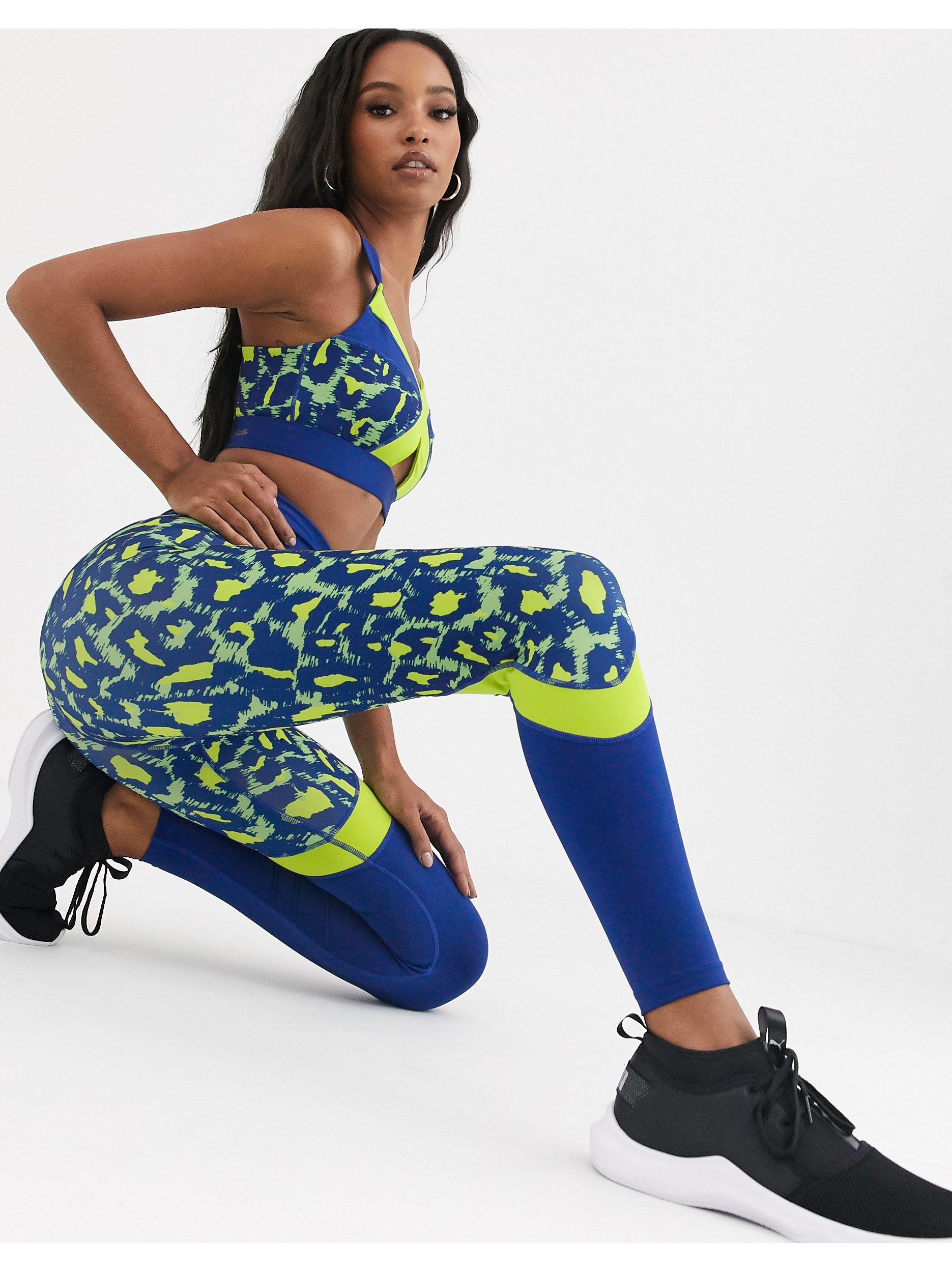 neon leopard leggings