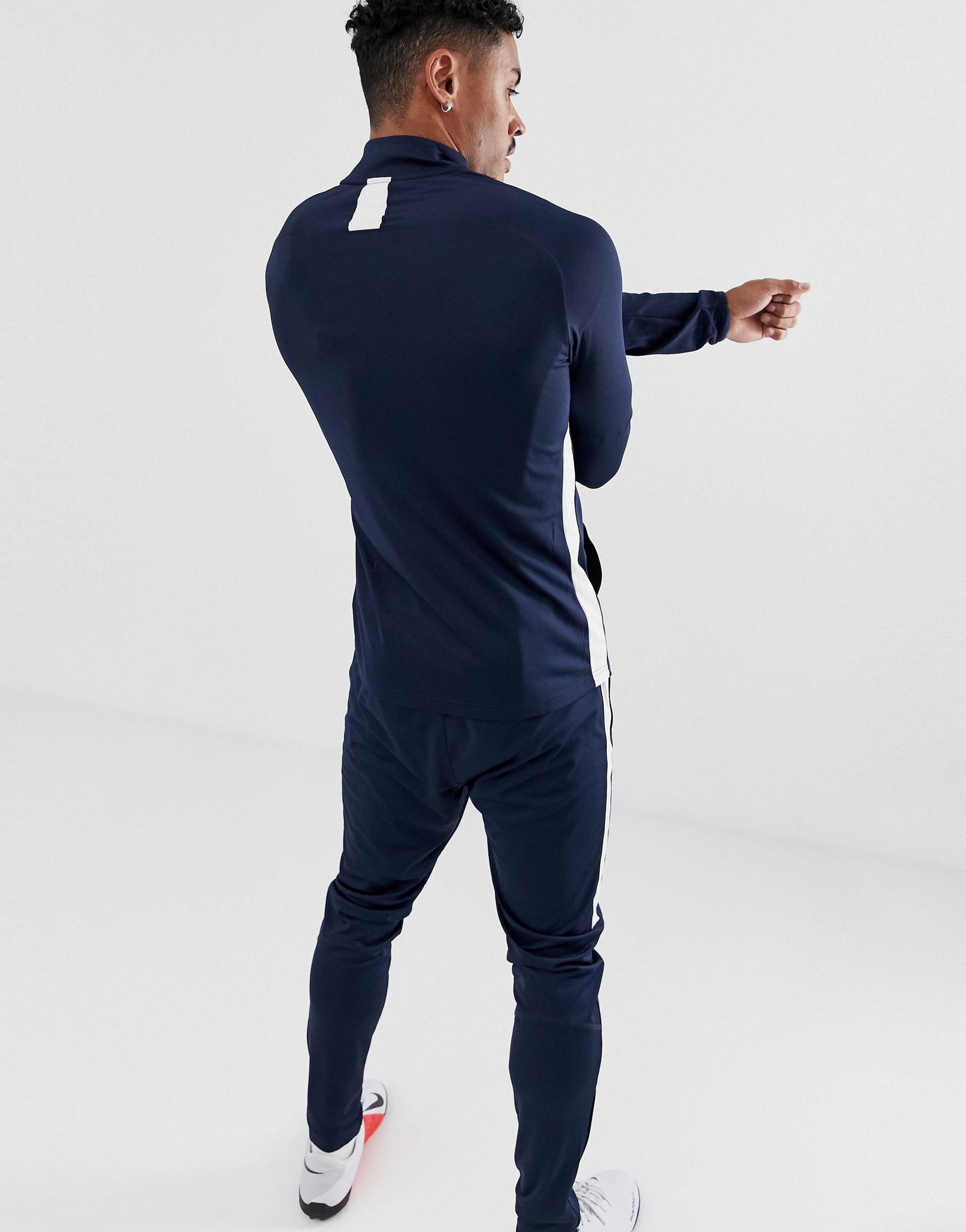 Nike Football Synthetic Academy Tracksuit in Navy (Blue) for Men | Lyst UK