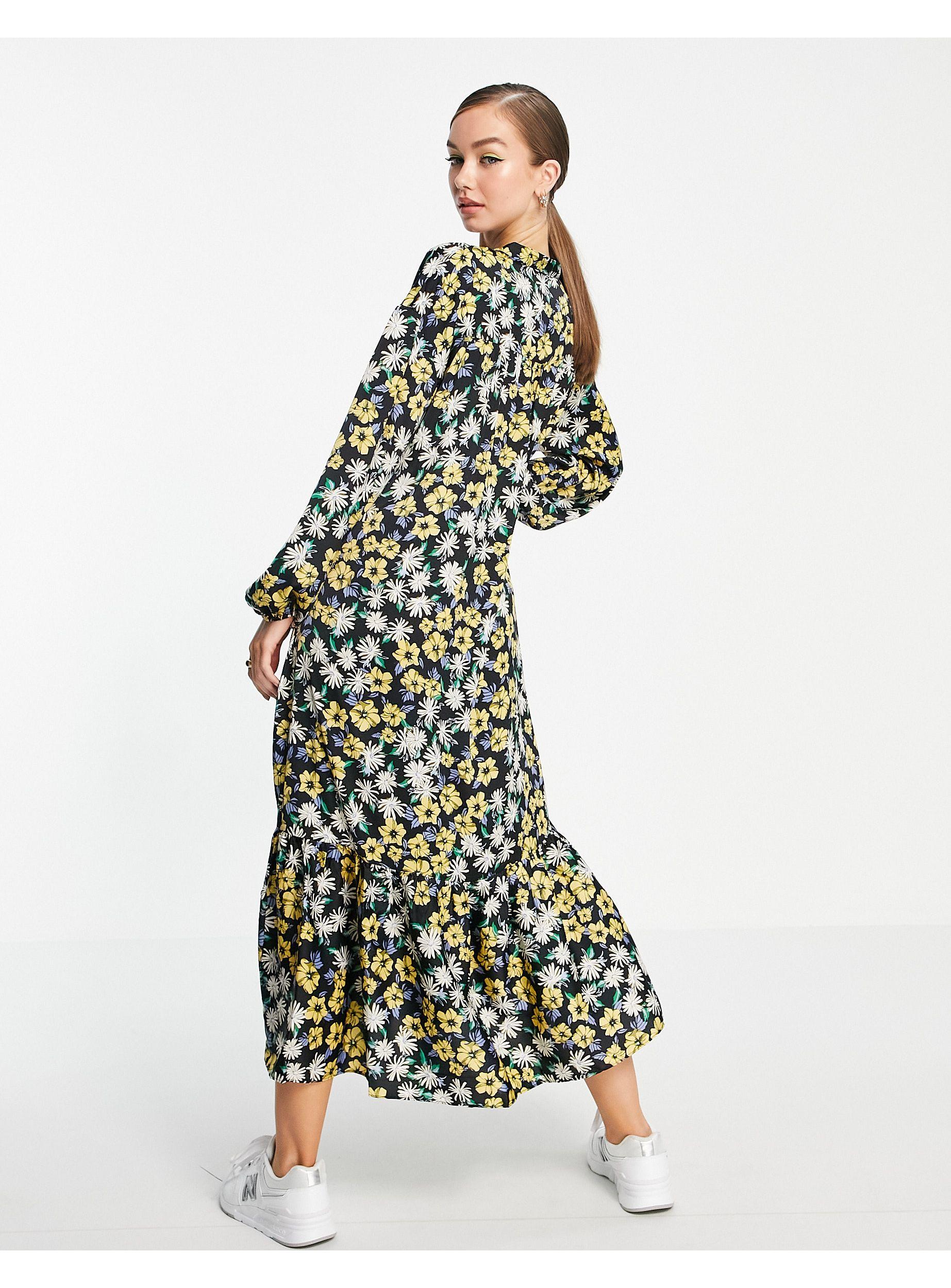 Mango smock cheap dress