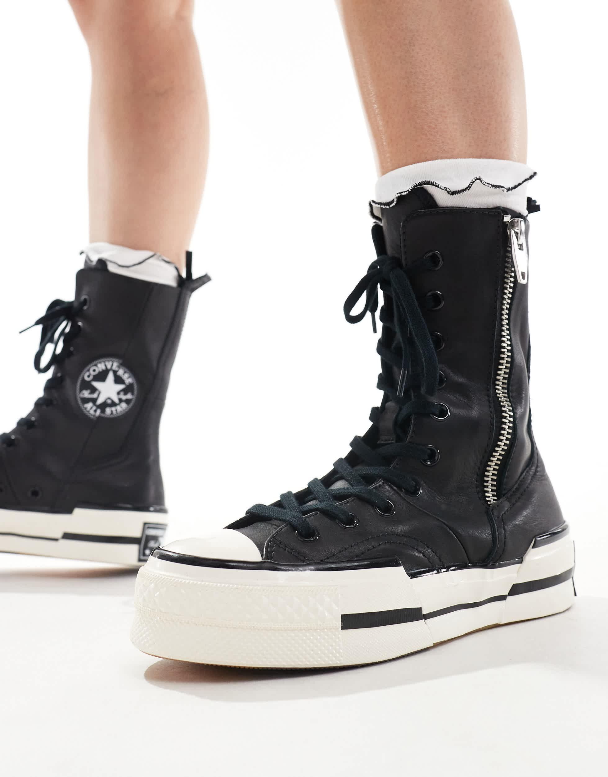 Converse Chuck 70 Plus X Hi Boots in Black | Lyst