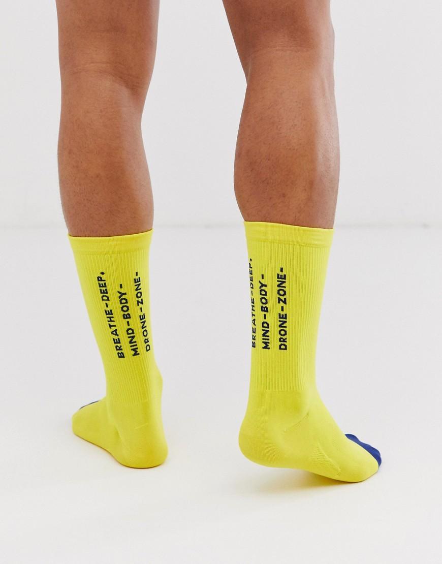 Nike Synthetic X Cody Hudson Socks In Yellow for Men - Lyst