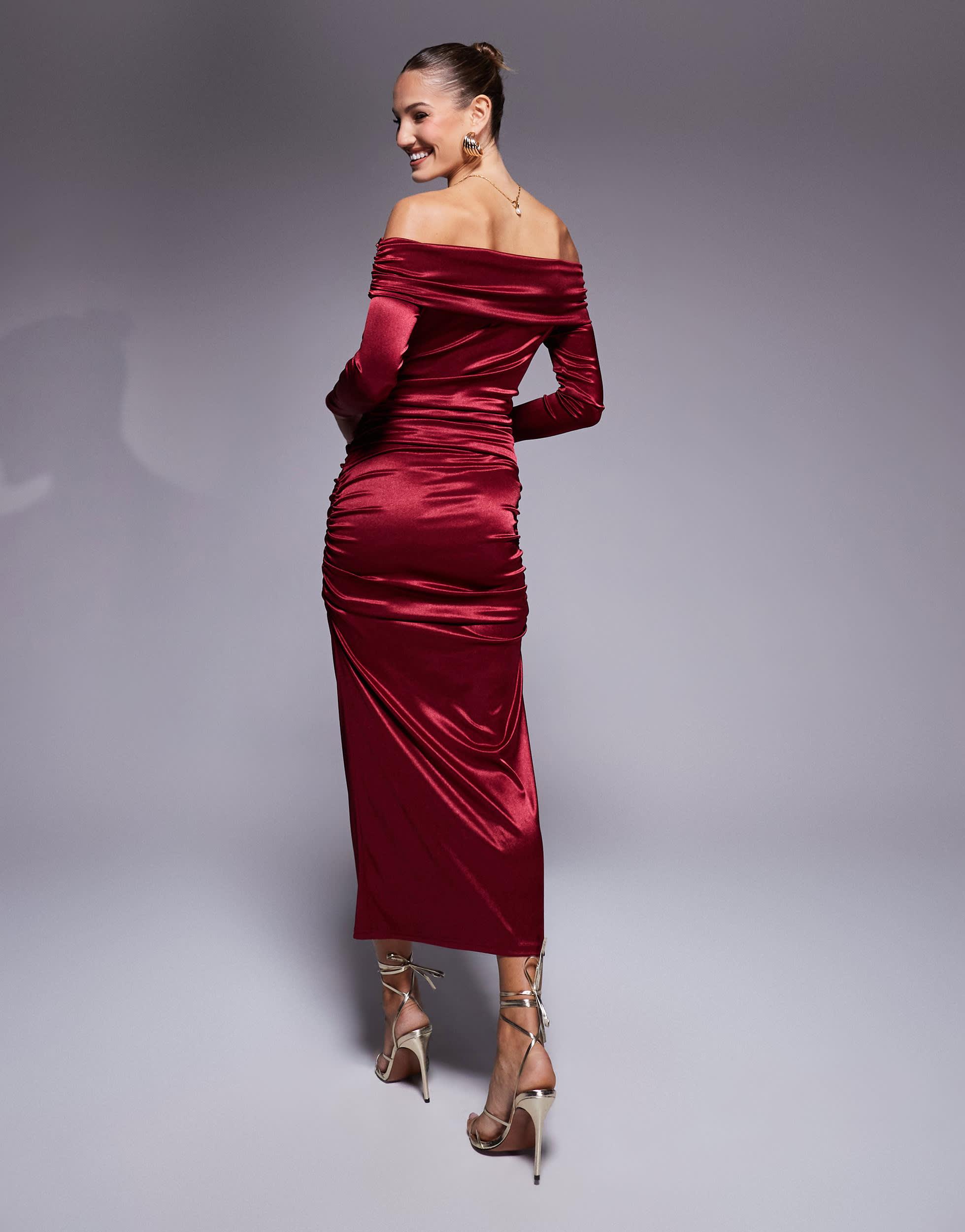 Robe Drapée Evan-Picone Violet Royal - Taille US 8 - Sans Manches, Longueur Genou - Neuf Sans étiquette