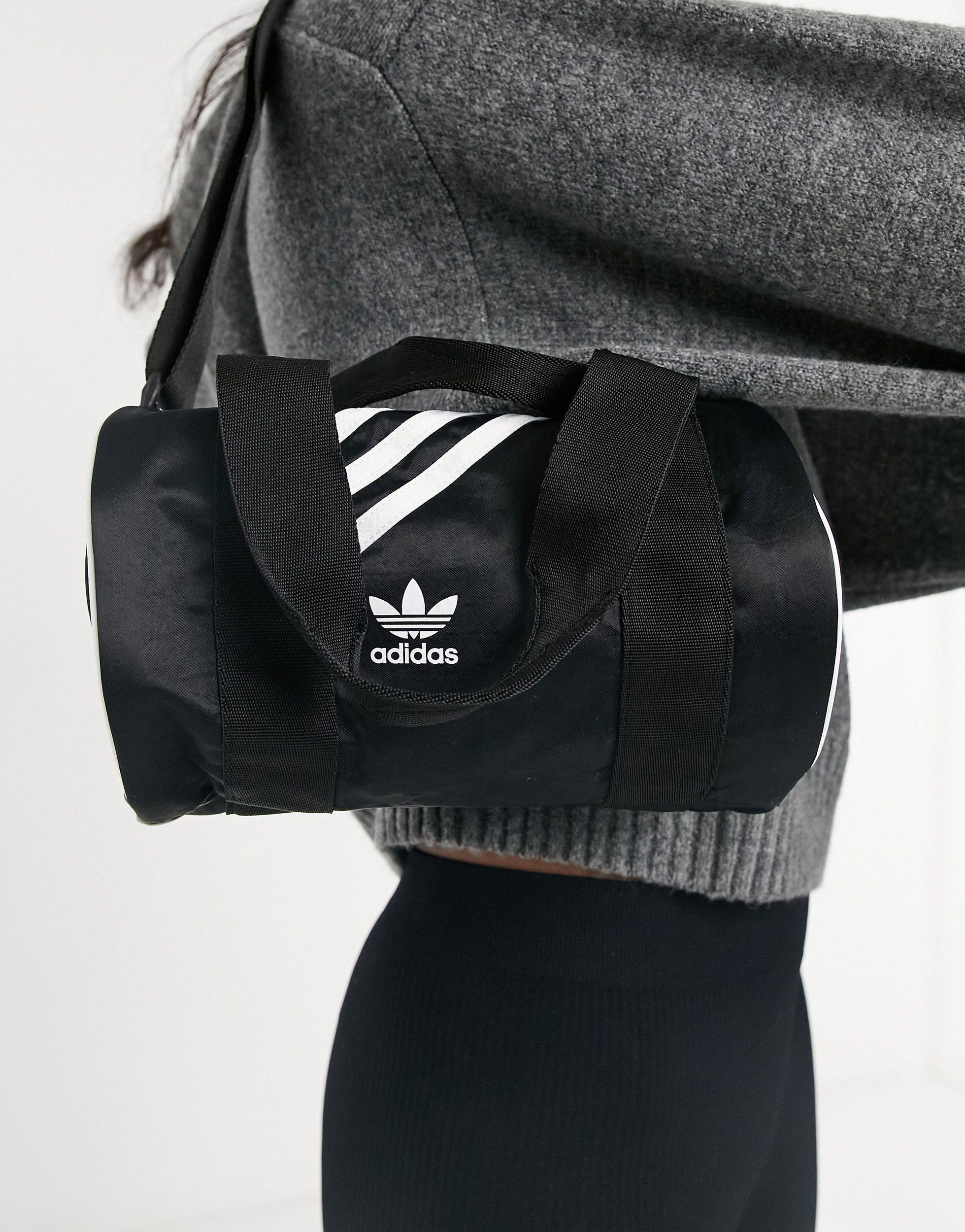 adidas Originals Mini Duffle Bag in Black | Lyst Australia