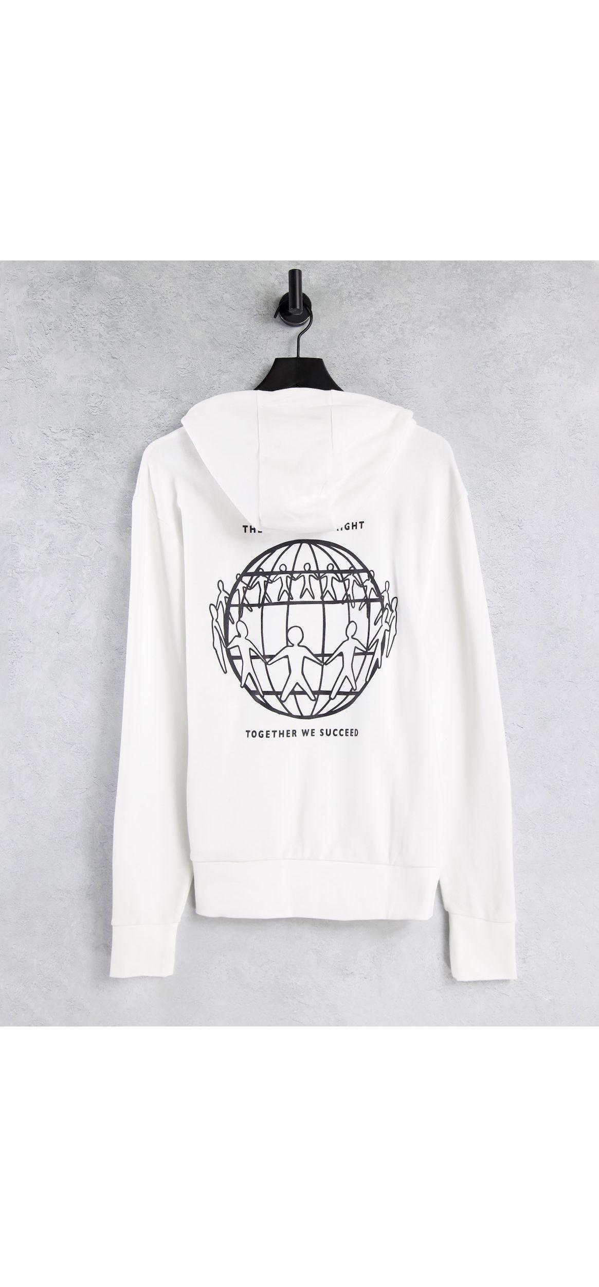 Sudadera blanca unisex con capucha y estampado en la espalda Tommy Hilfiger  de color Blanco | Lyst