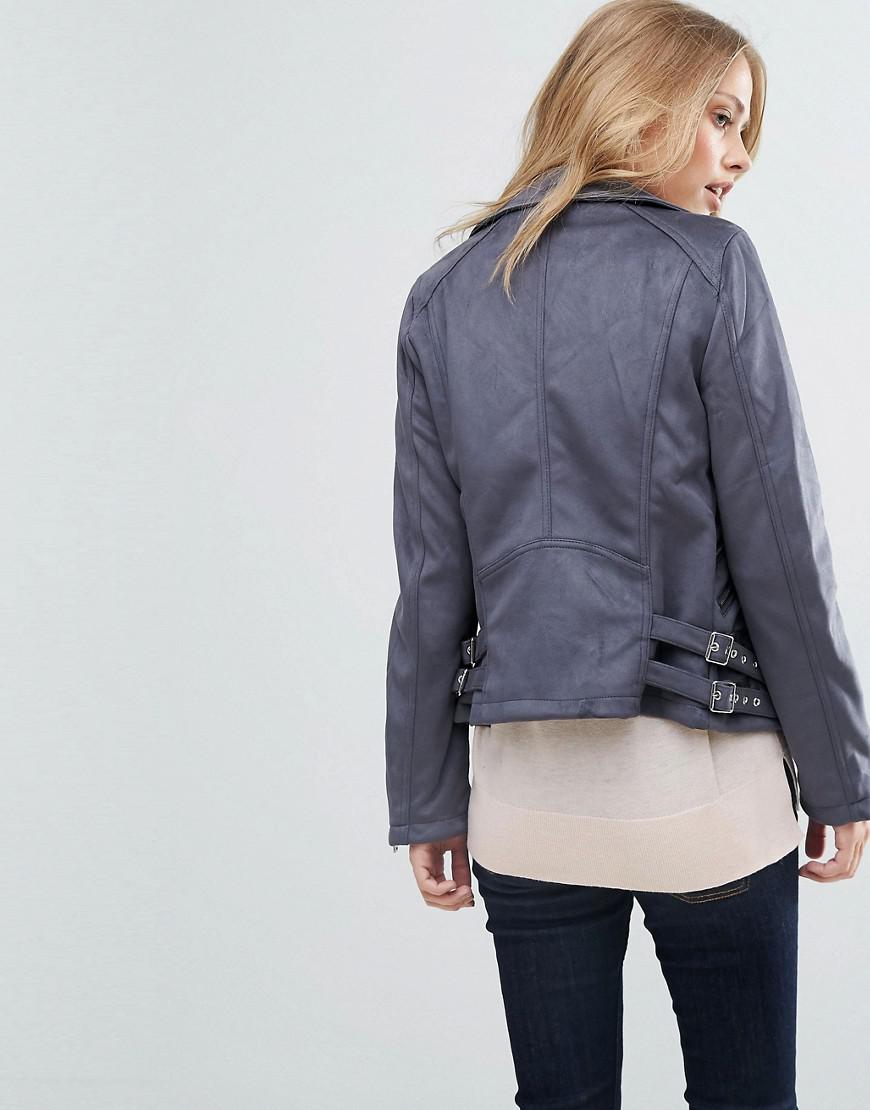 warehouse suedette jacket