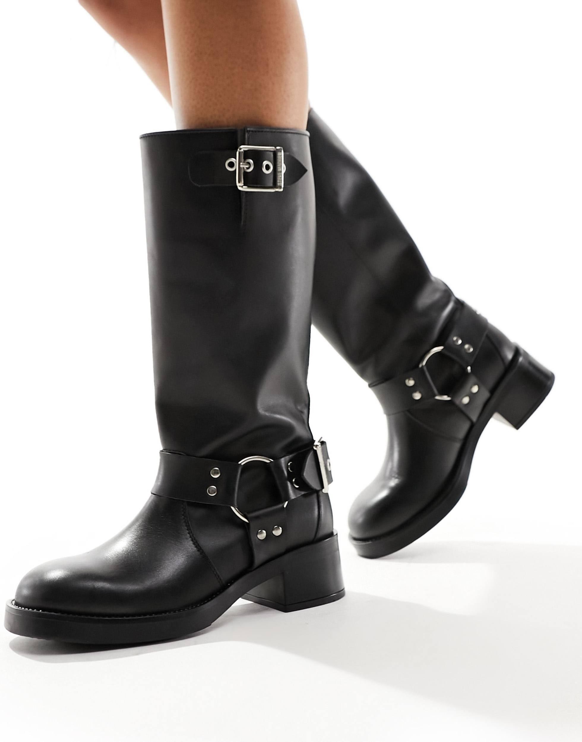 Steve madden harness boots best sale