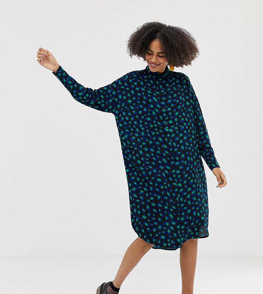 monki leopard print dress