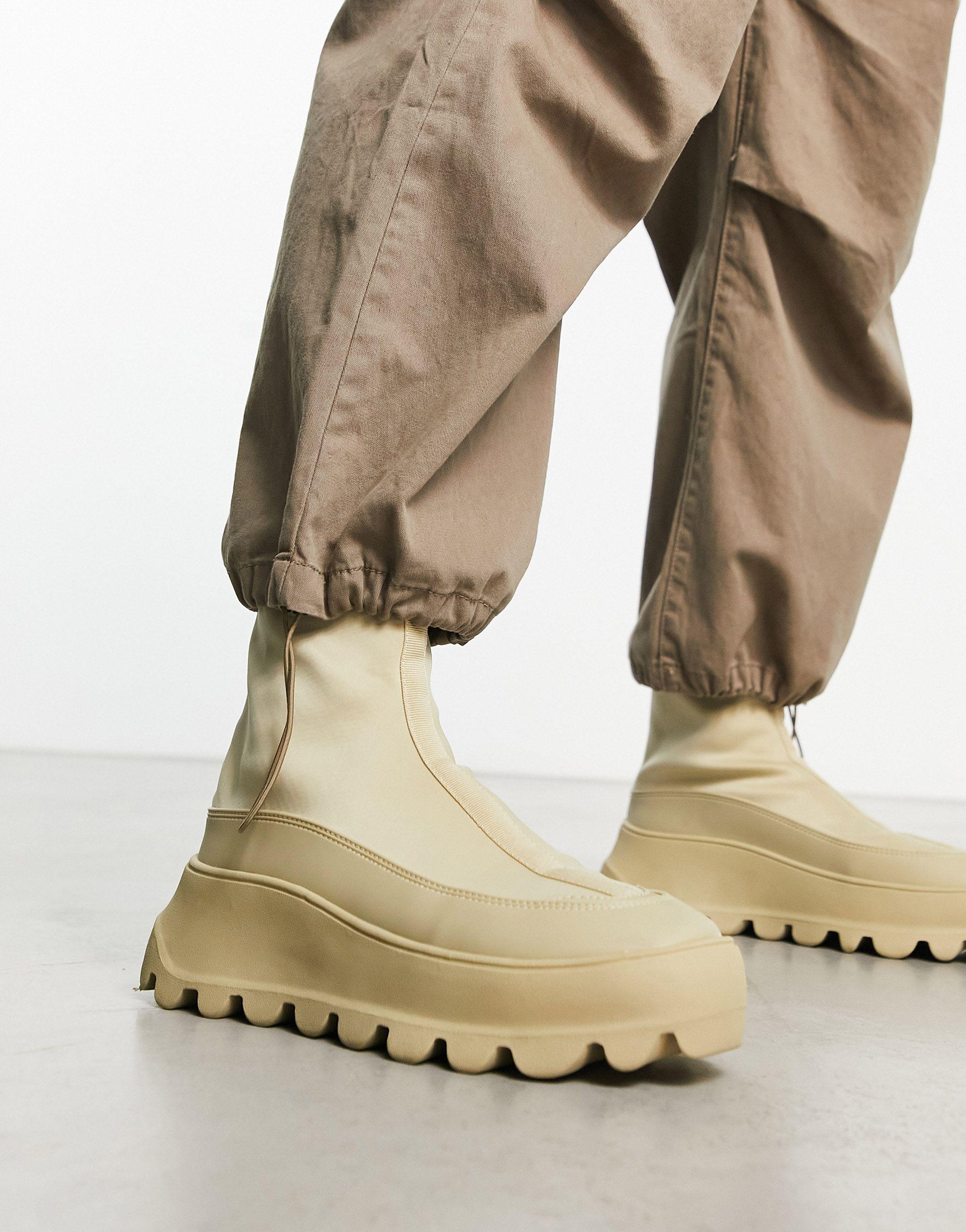 Zip sock shop boots