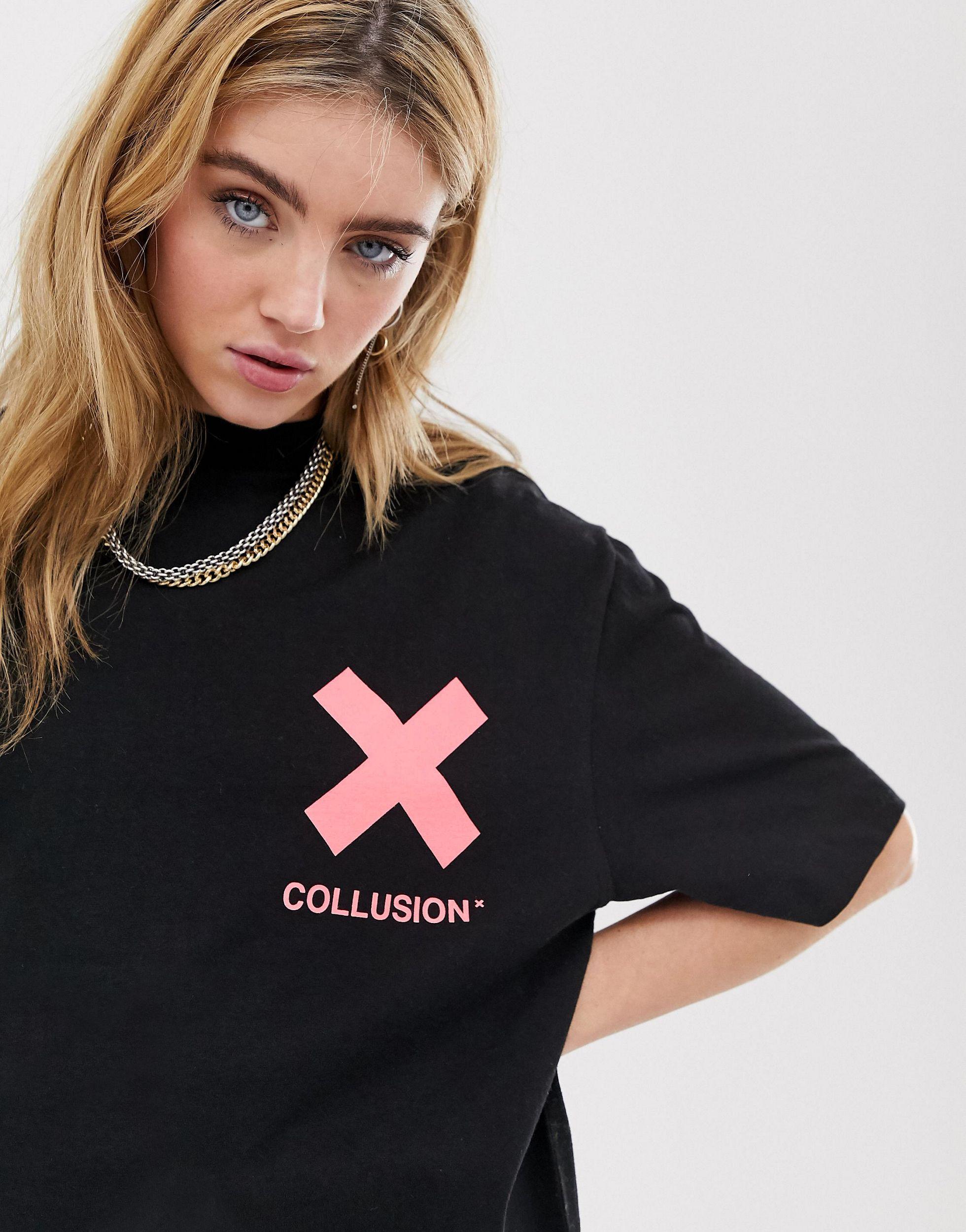 Бренд унисекс. Футболка collusion Unisex. Collusion футболка унисекс черная. Collusion бренд. Футболка с крестиками на груди.