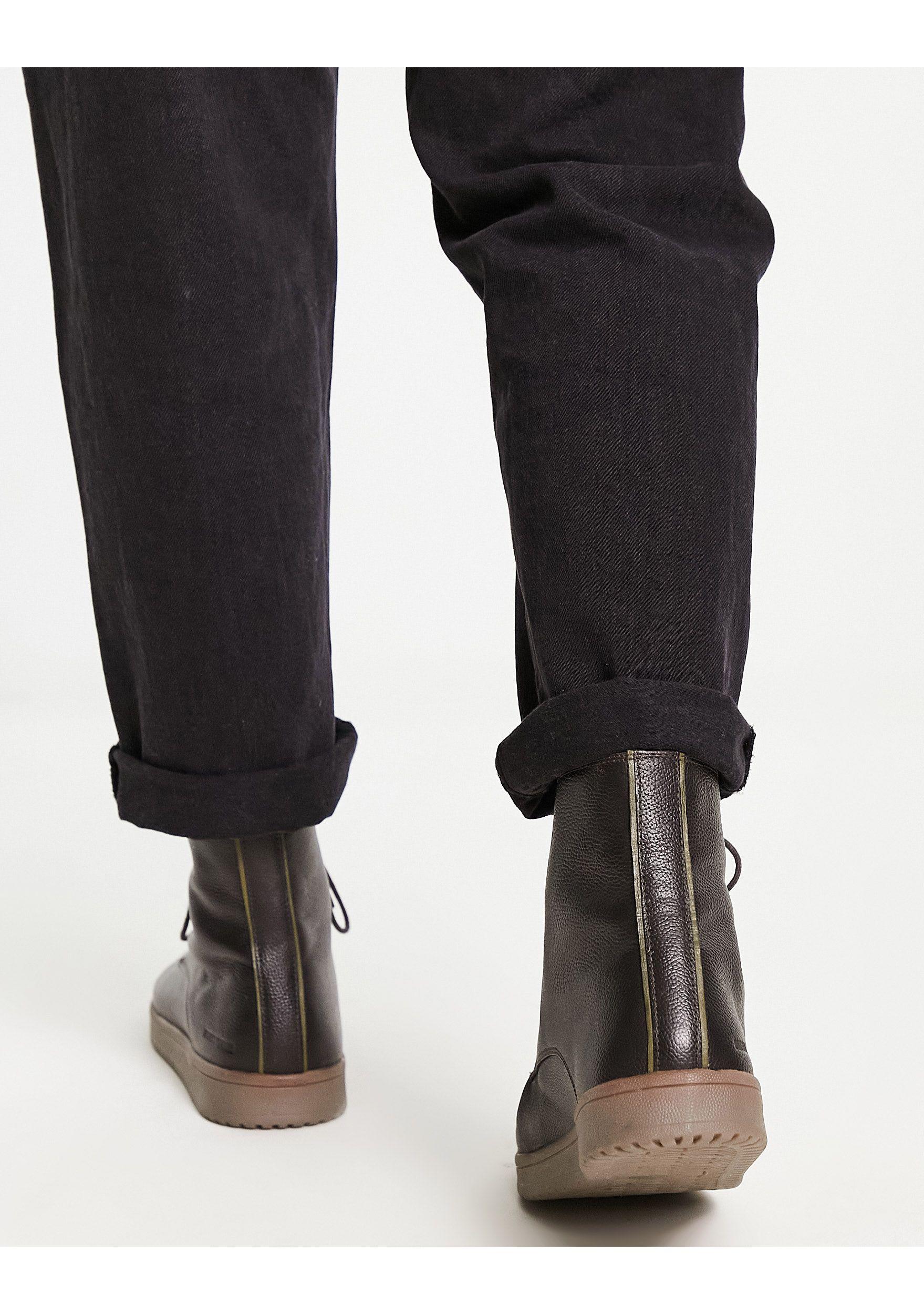 Original Penguin Wide Fit Minimal Chelsea Boots in Black for Men | Lyst