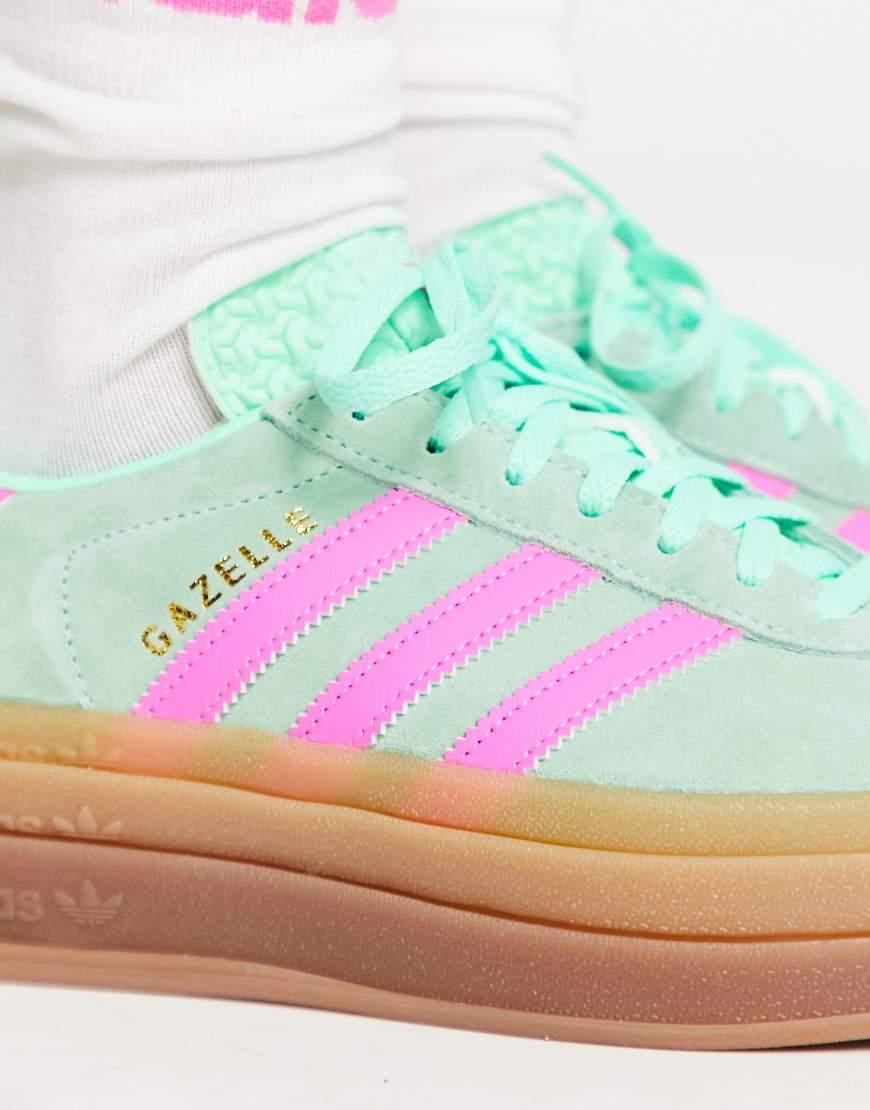 adidas gazelle silver green womens Adidas Gazelle Indoor W Bliss Pink - Dames Sneaker