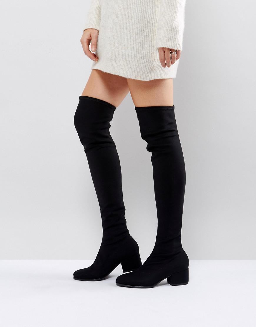 Vagabond Daisy Over The Knee Boots in Black - Lyst