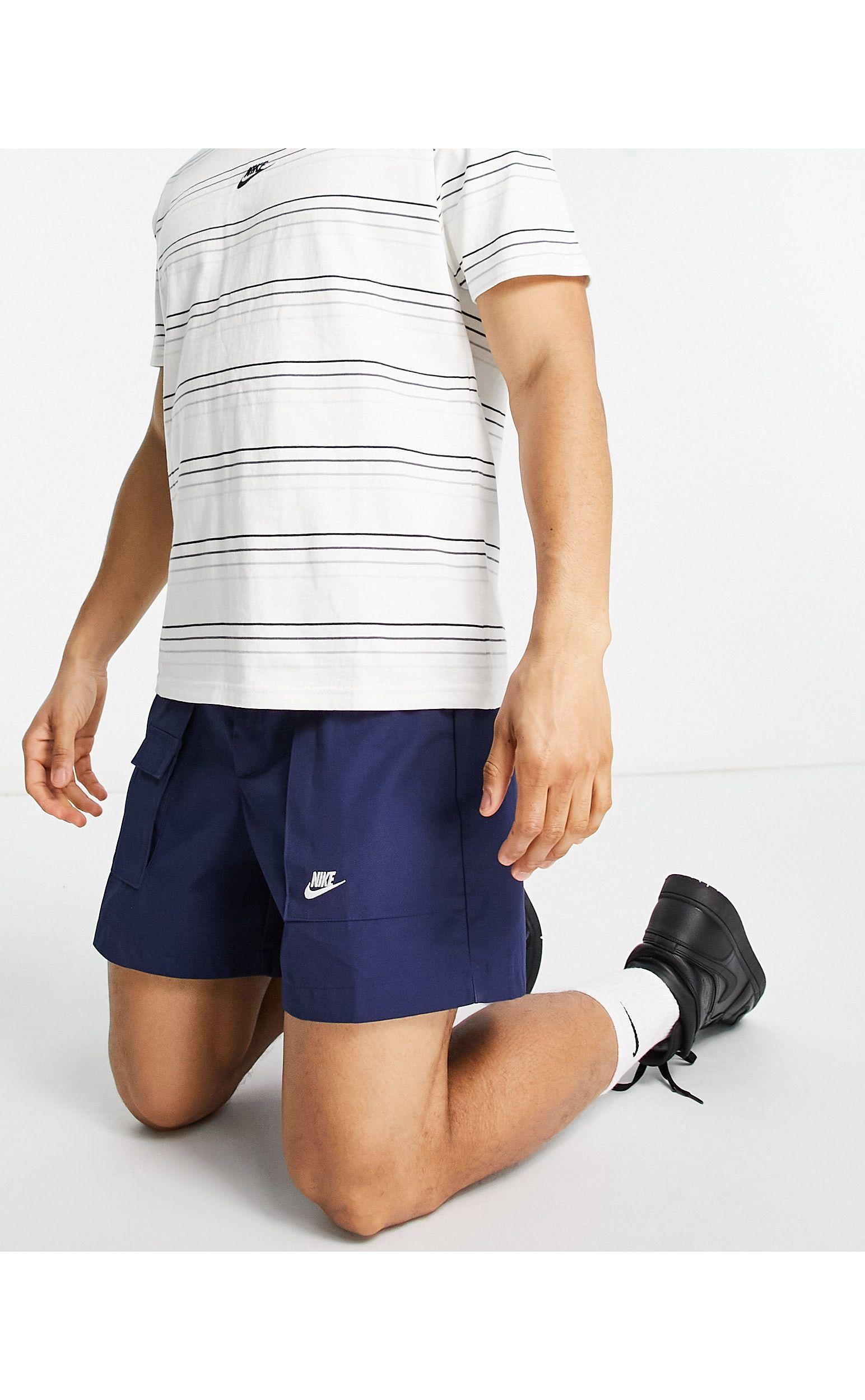 Nike Cotton Reissue Pack Woven Shorts in Navy (Blue) for Men - Lyst